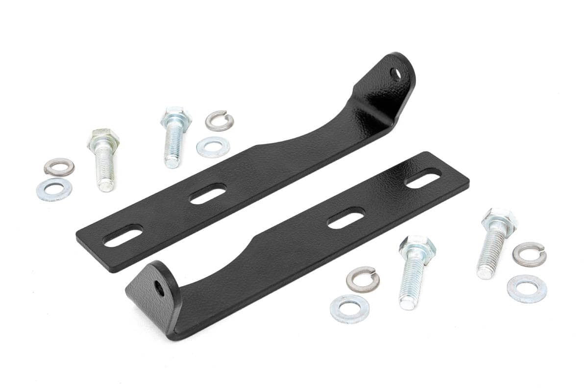 LED Light Kit | Bumper Mount | 20" Black Dual Row | White DRL | Jeep Grand Cherokee WK2 (11-20)