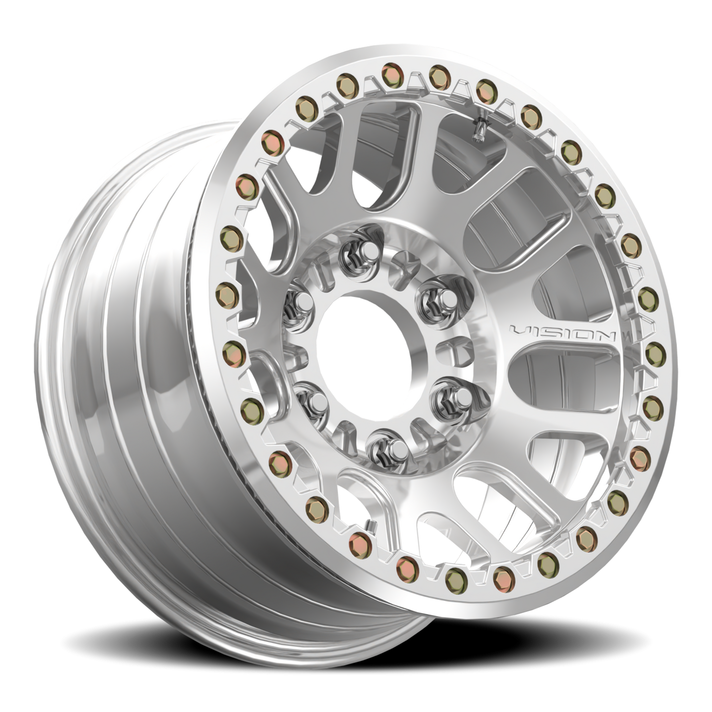 Vision F-NEMES 17X9 Polished Wheel