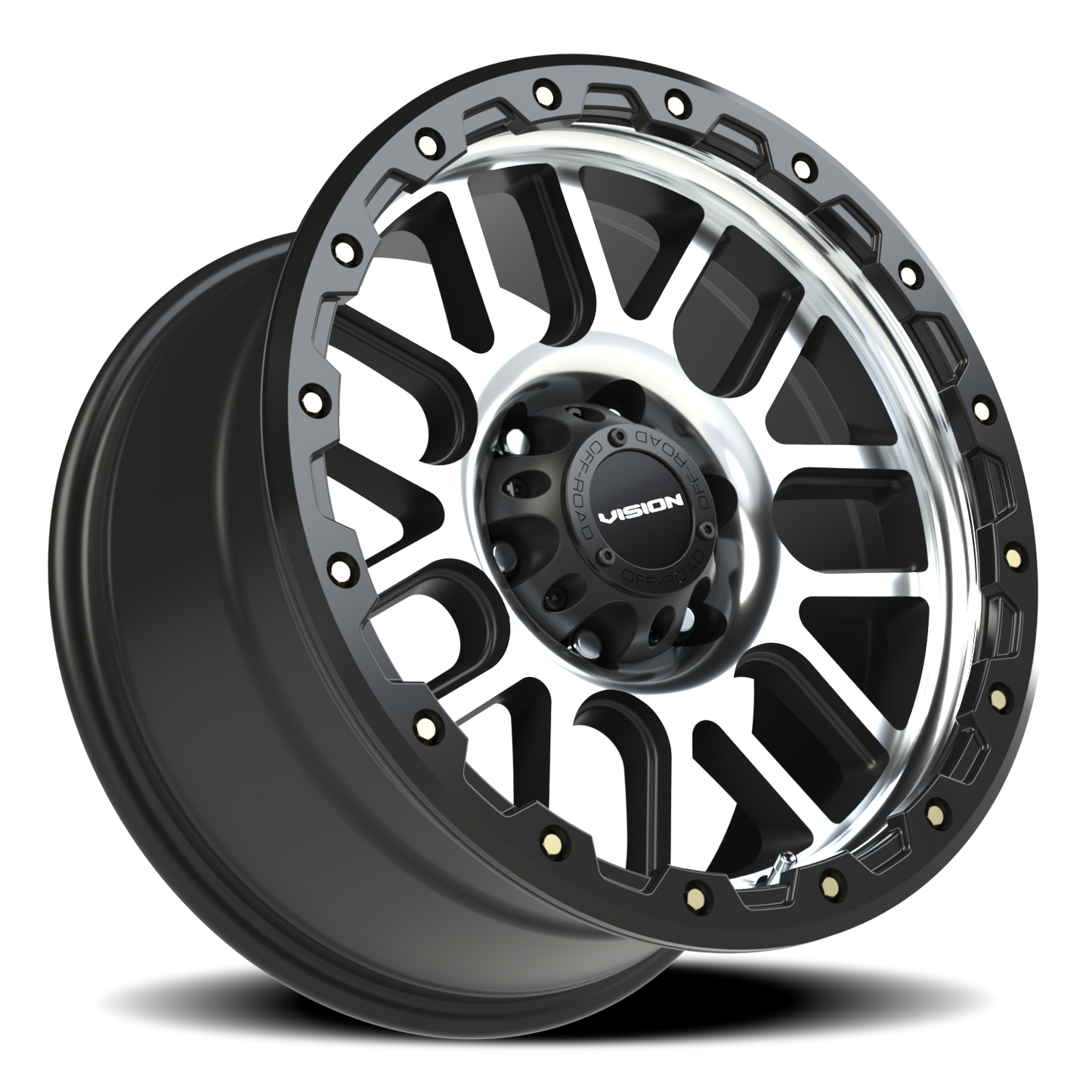 Vision Nemesis 18X9 Matte Black Machined Face Wheel
