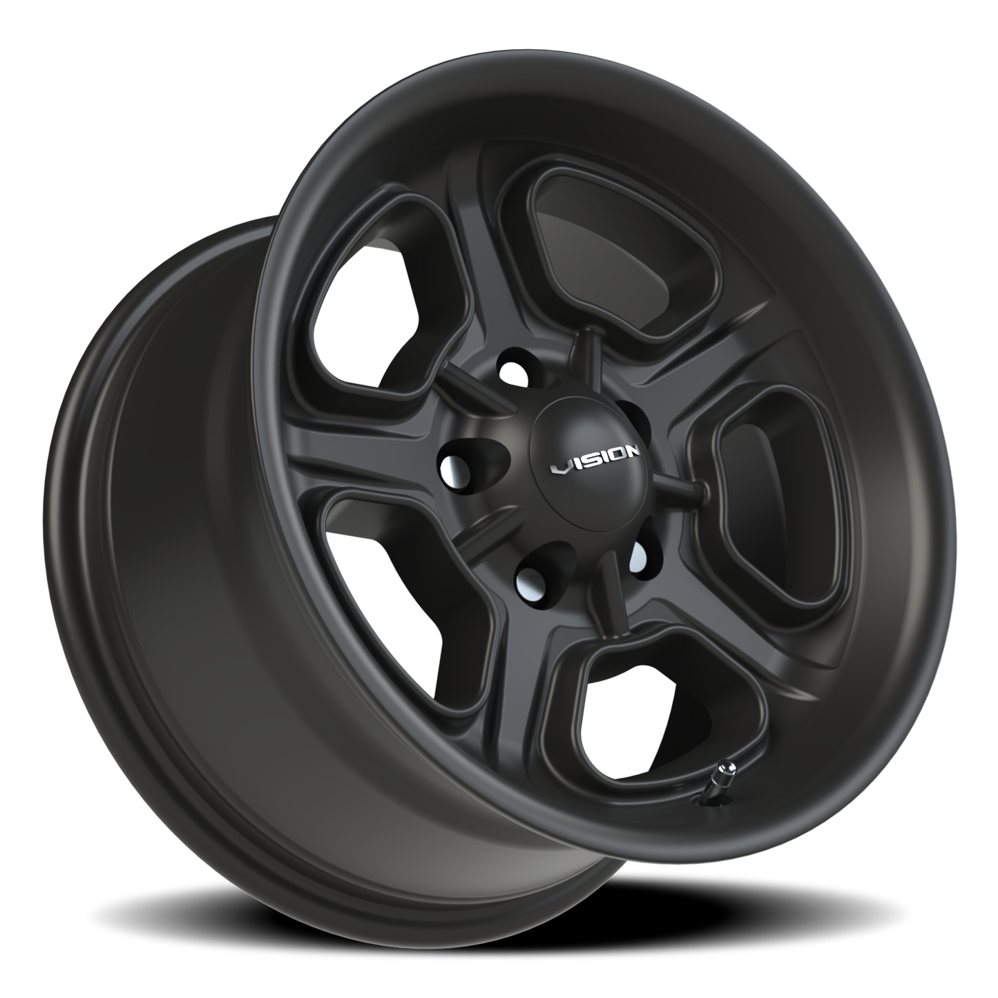 Vision Daytona 15X8 Satin Black Wheel