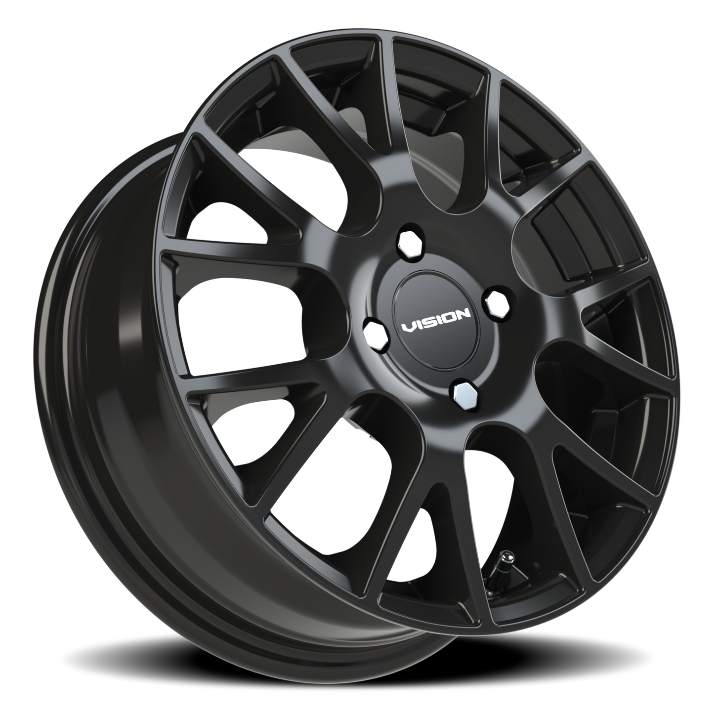 Vision Hellion 14X5.5 Gloss Black Wheel