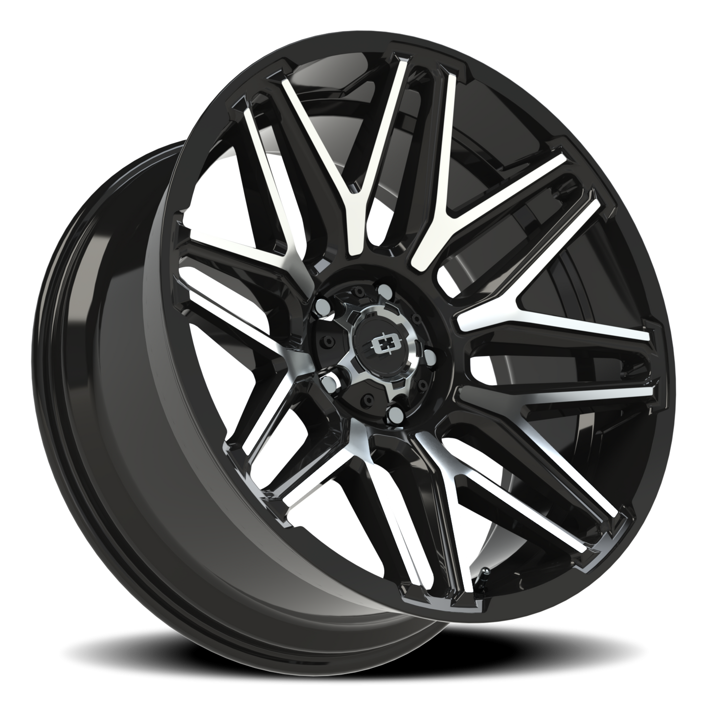 Vision Rekluse 22X10 Gloss Black Machined Face Wheel