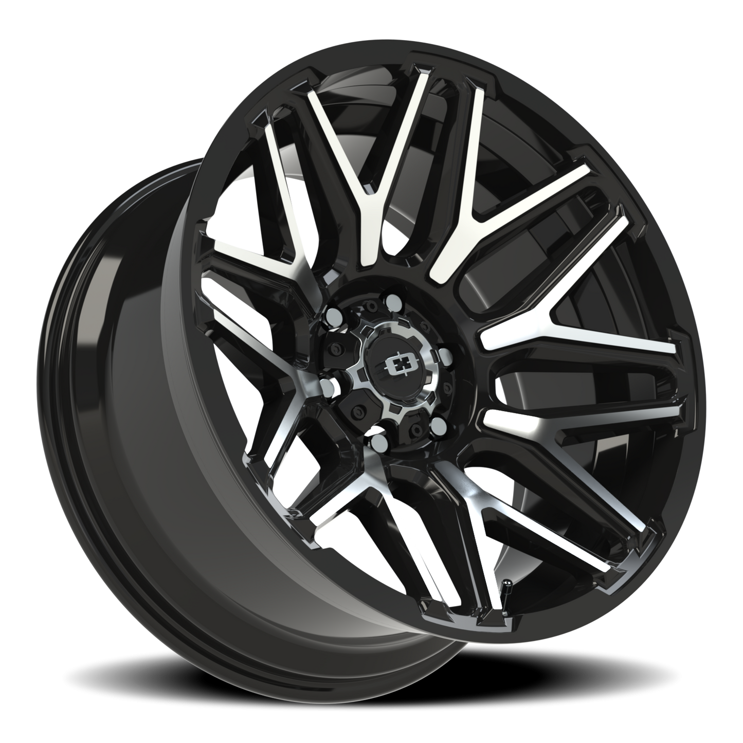 Vision Rekluse 20X10 Gloss Black Machined Face Wheel