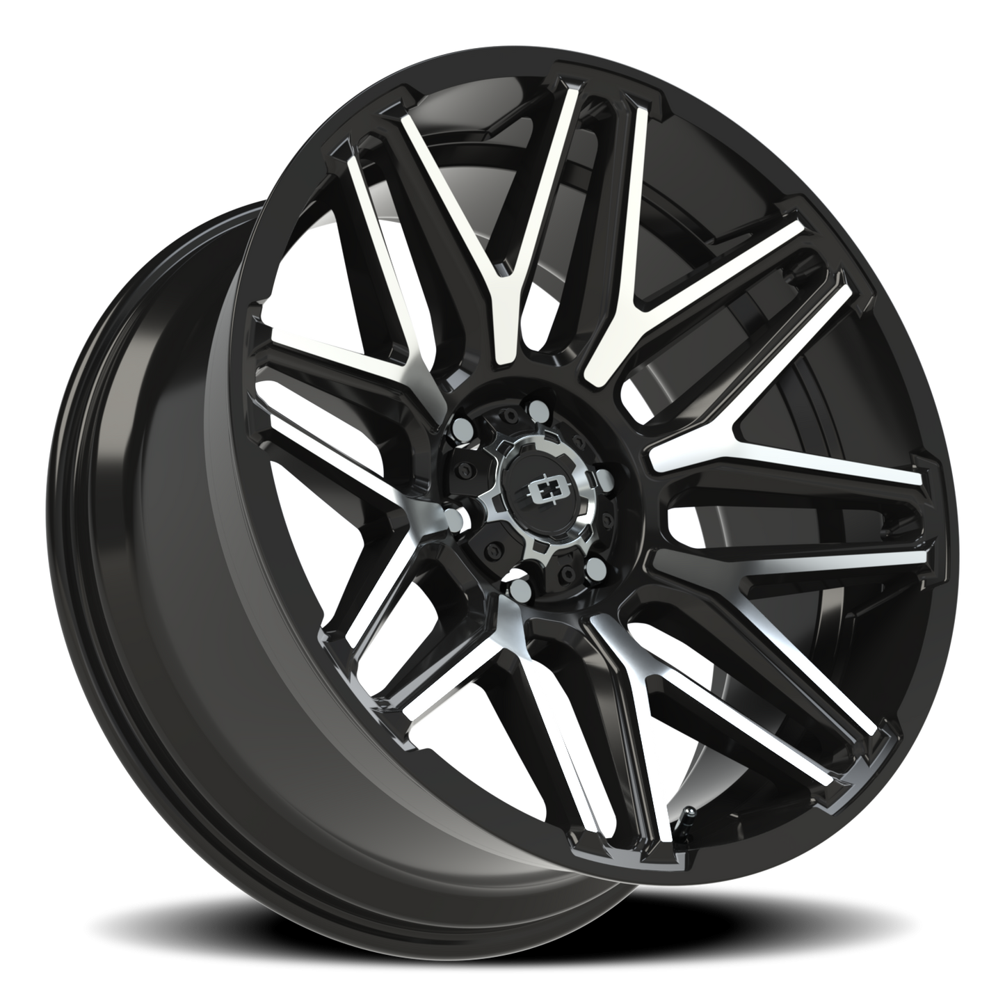 Vision Rekluse 22X10 Gloss Black Machined Face Wheel