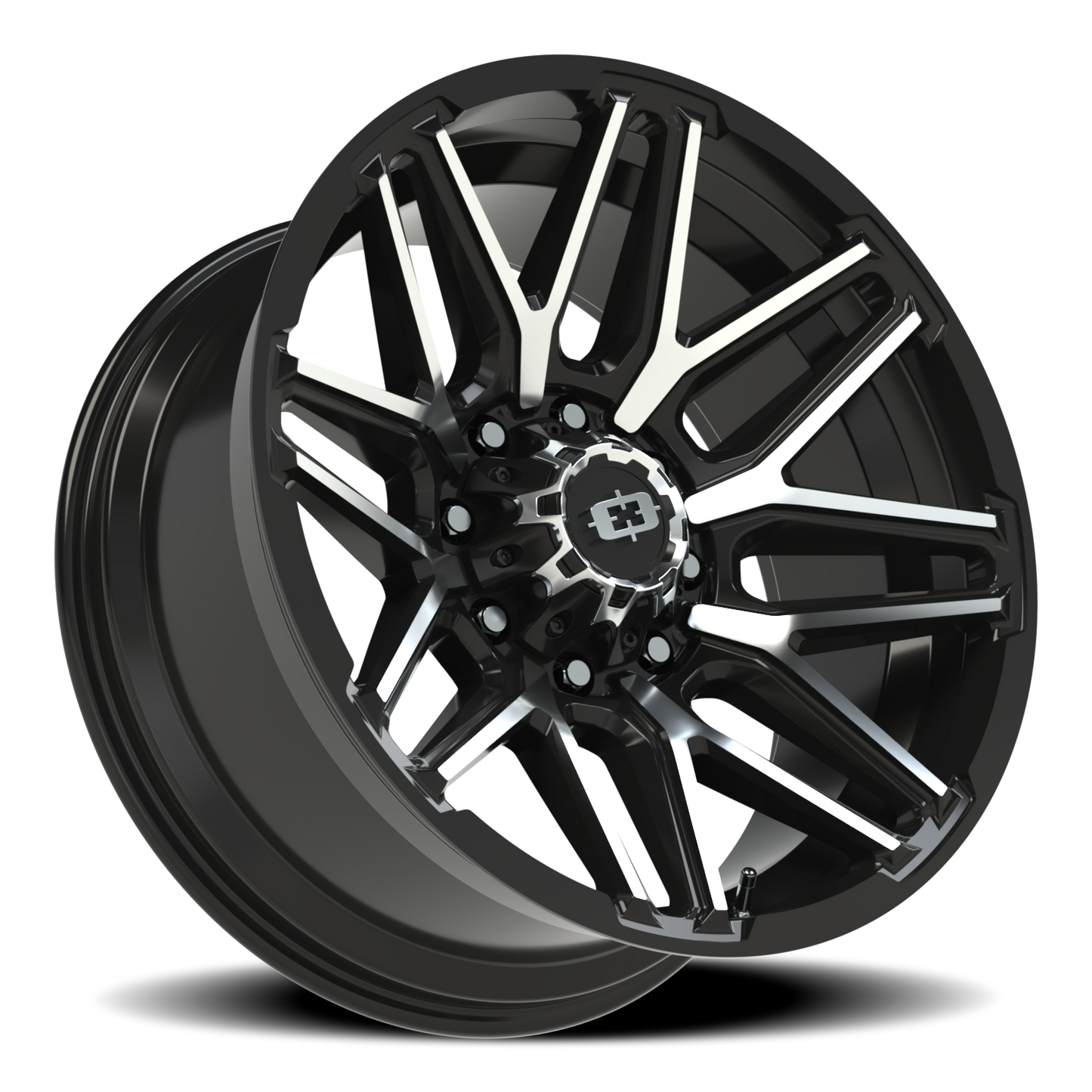 Vision Rekluse 22X10 Gloss Black Machined Face Wheel