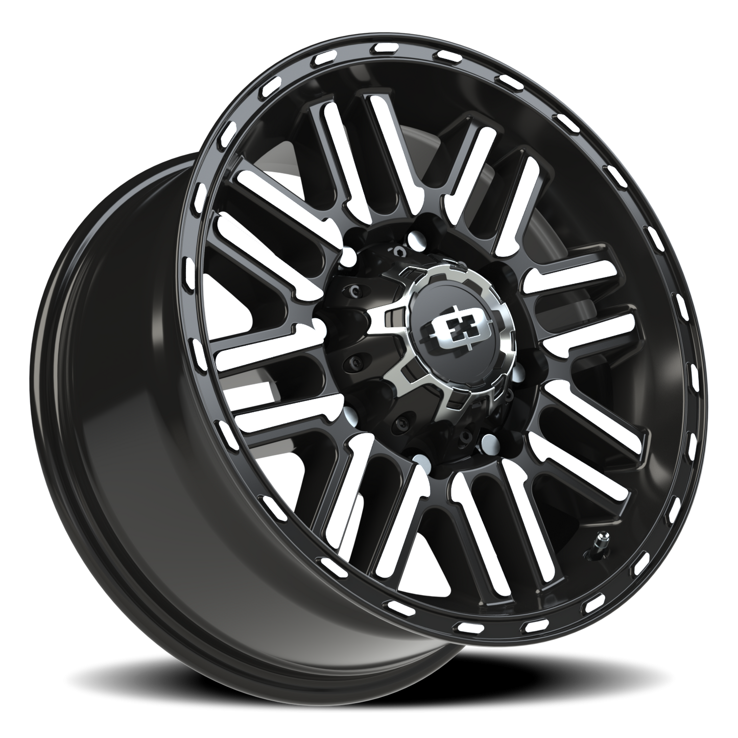 Vision Nexus 17X8.5 Gloss Black Machined Face Wheel