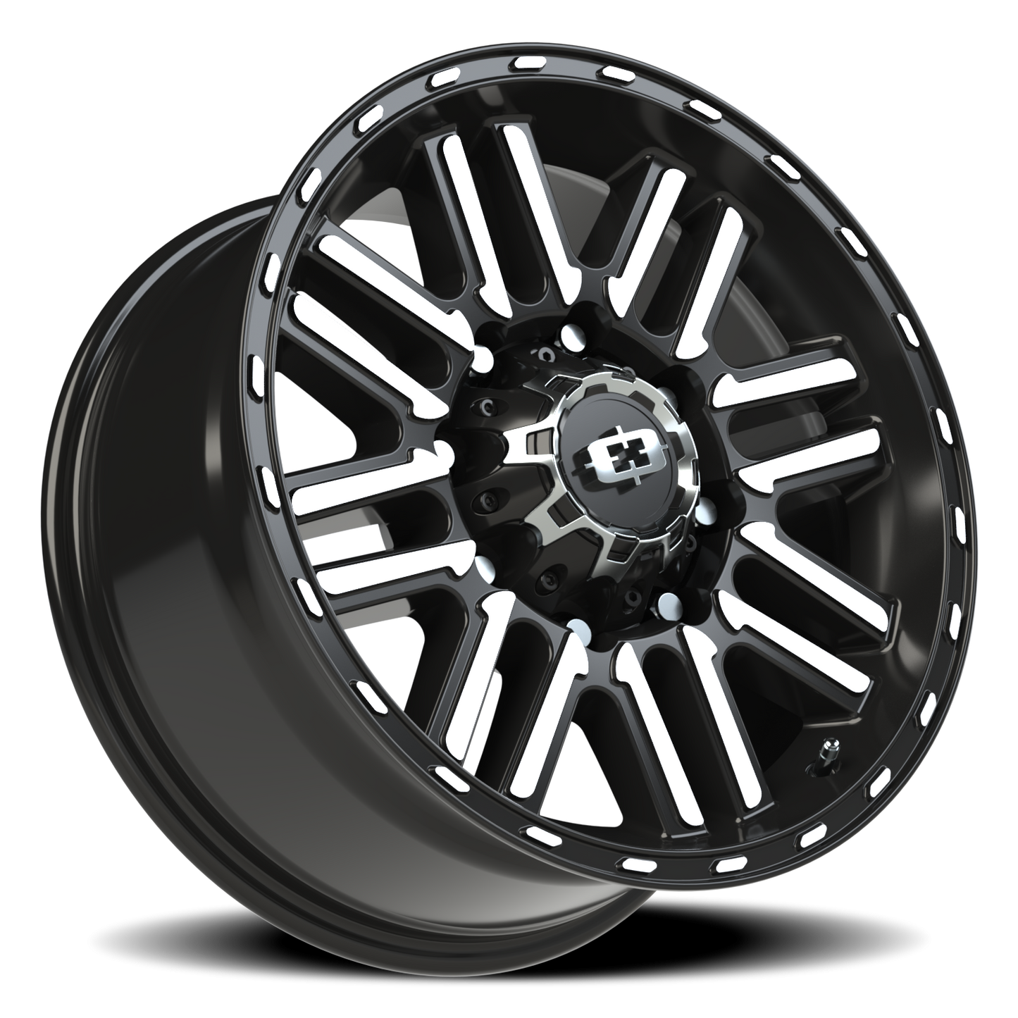 Vision Nexus 18X8.5 Gloss Black Machined Face Wheel