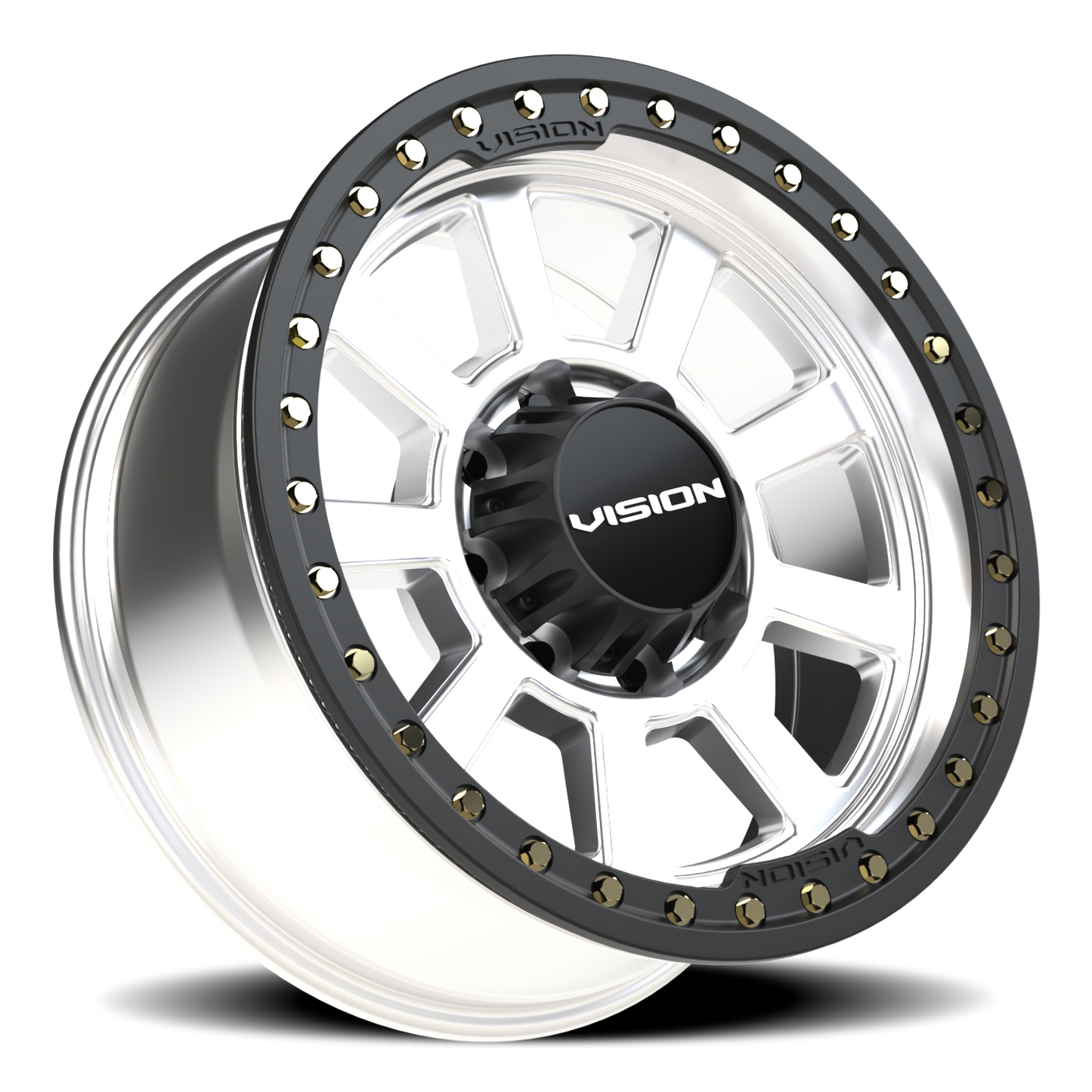 Vision Drilled 20X9 Machined Wheel