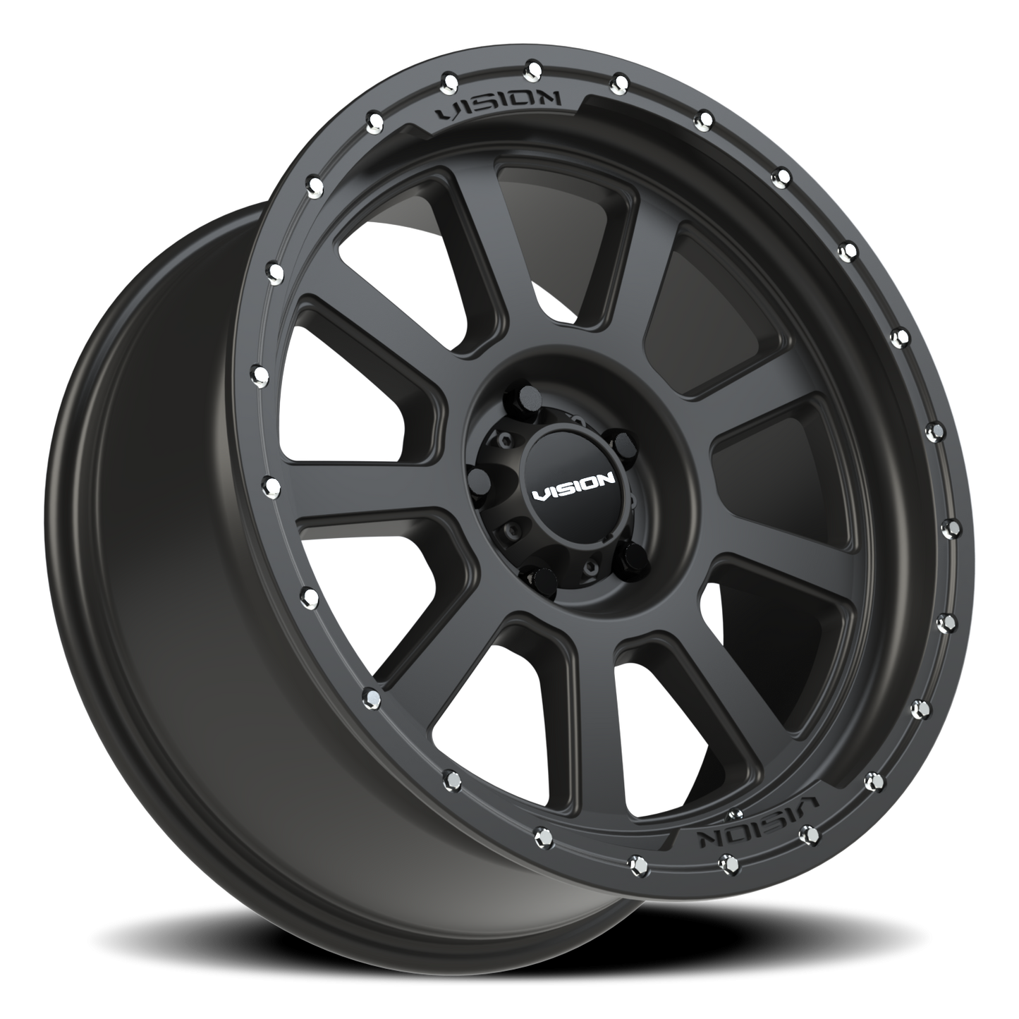 Vision Ojos 20X9 Satin Black Wheel