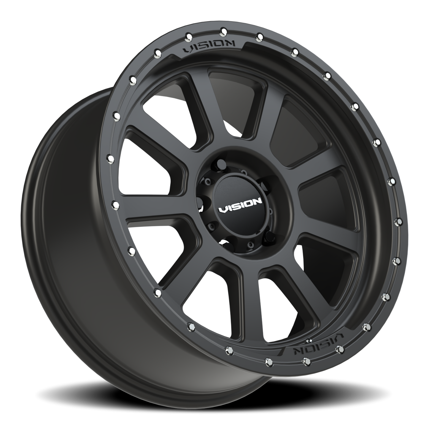 Vision Ojos 20X9 Satin Black Wheel