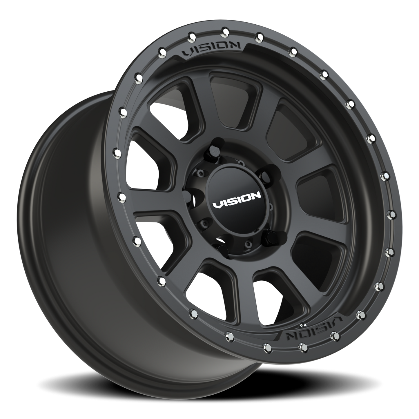 Vision Ojos 17X9 Satin Black Wheel