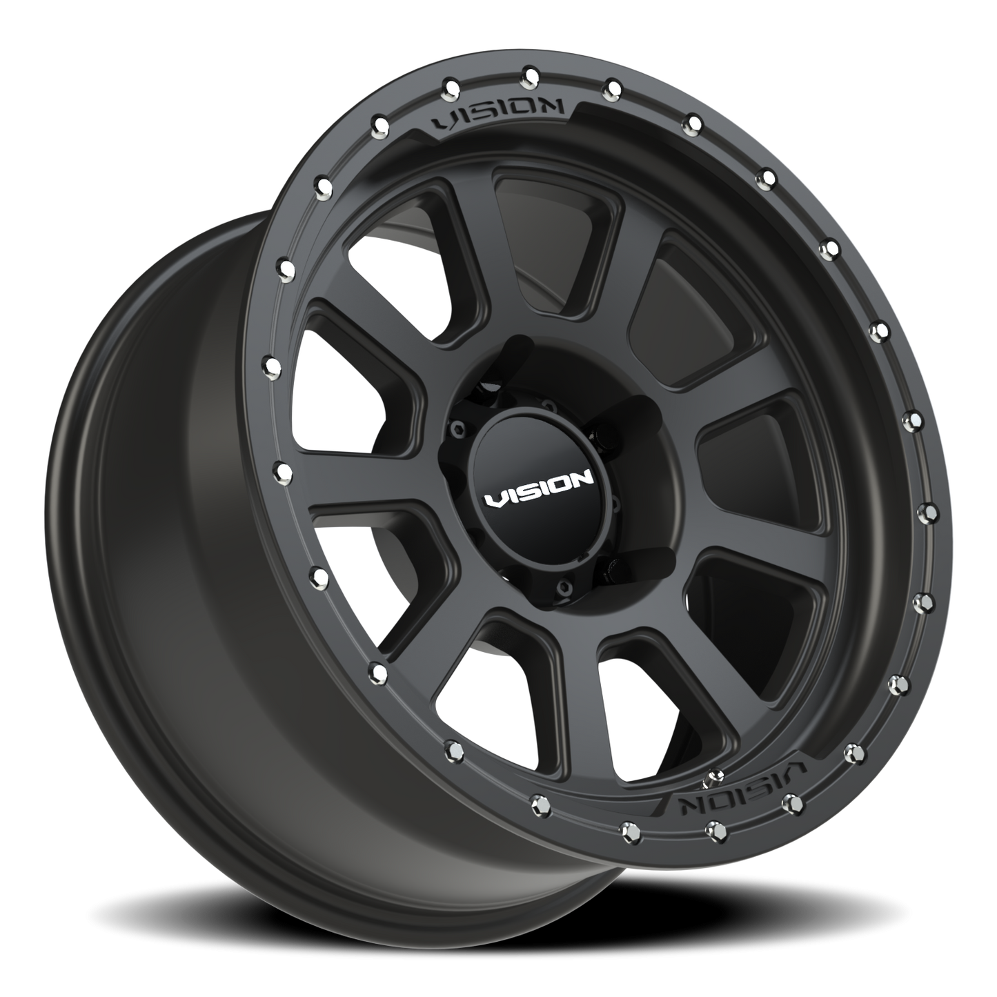 Vision Ojos 18X9 Satin Black Wheel