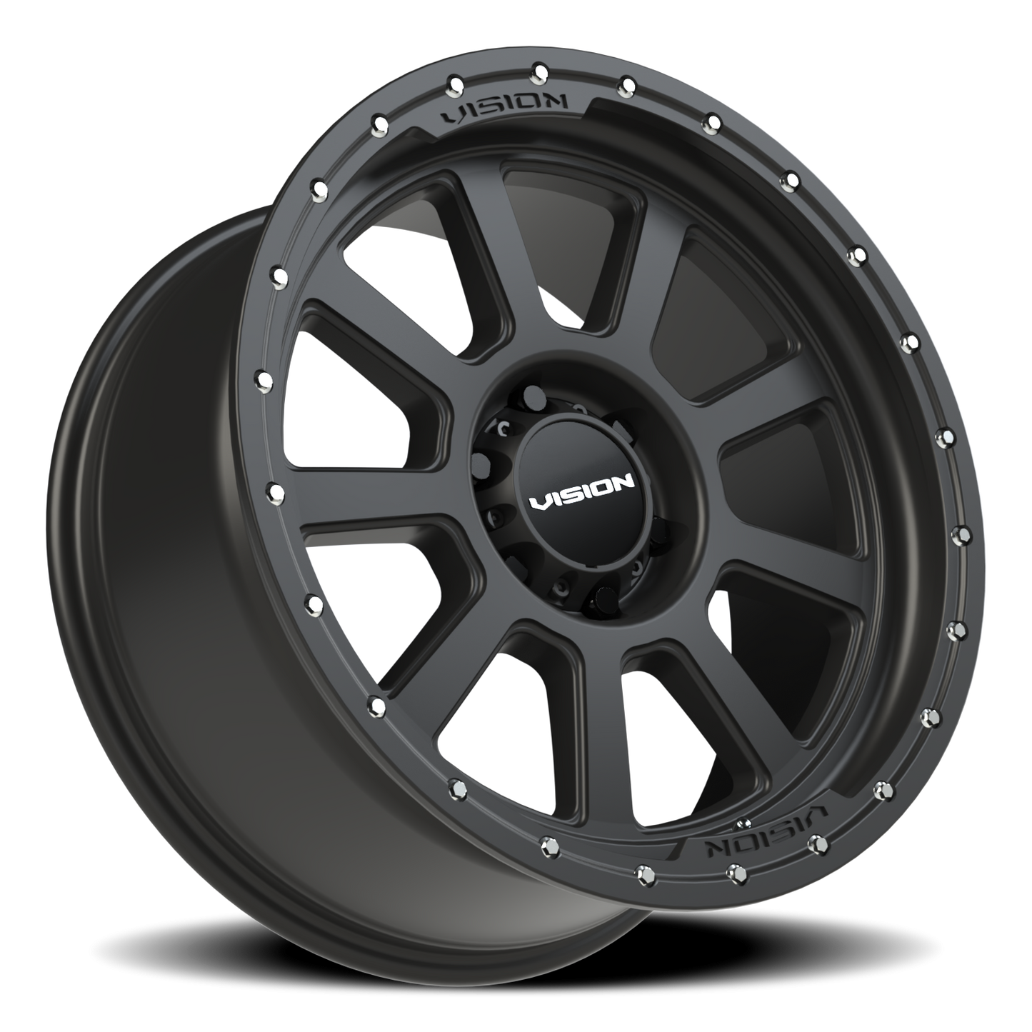 Vision Ojos 20X9 Satin Black Wheel