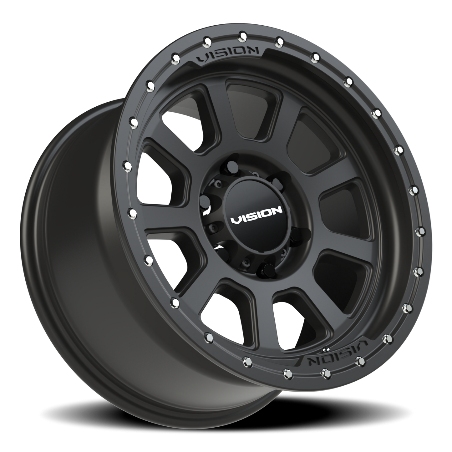 Vision Ojos 17X9 Satin Black Wheel