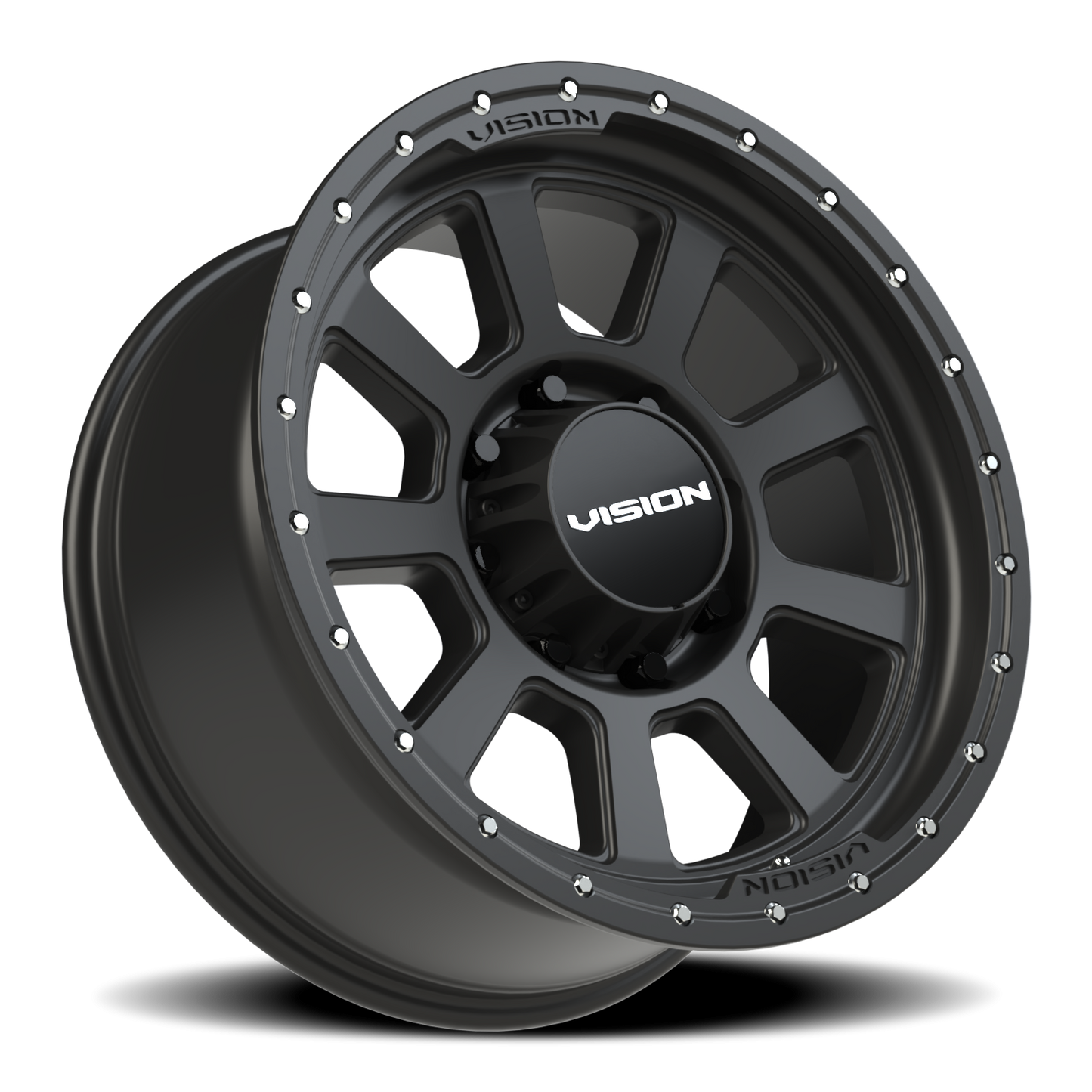 Vision Ojos 20X9 Satin Black Wheel