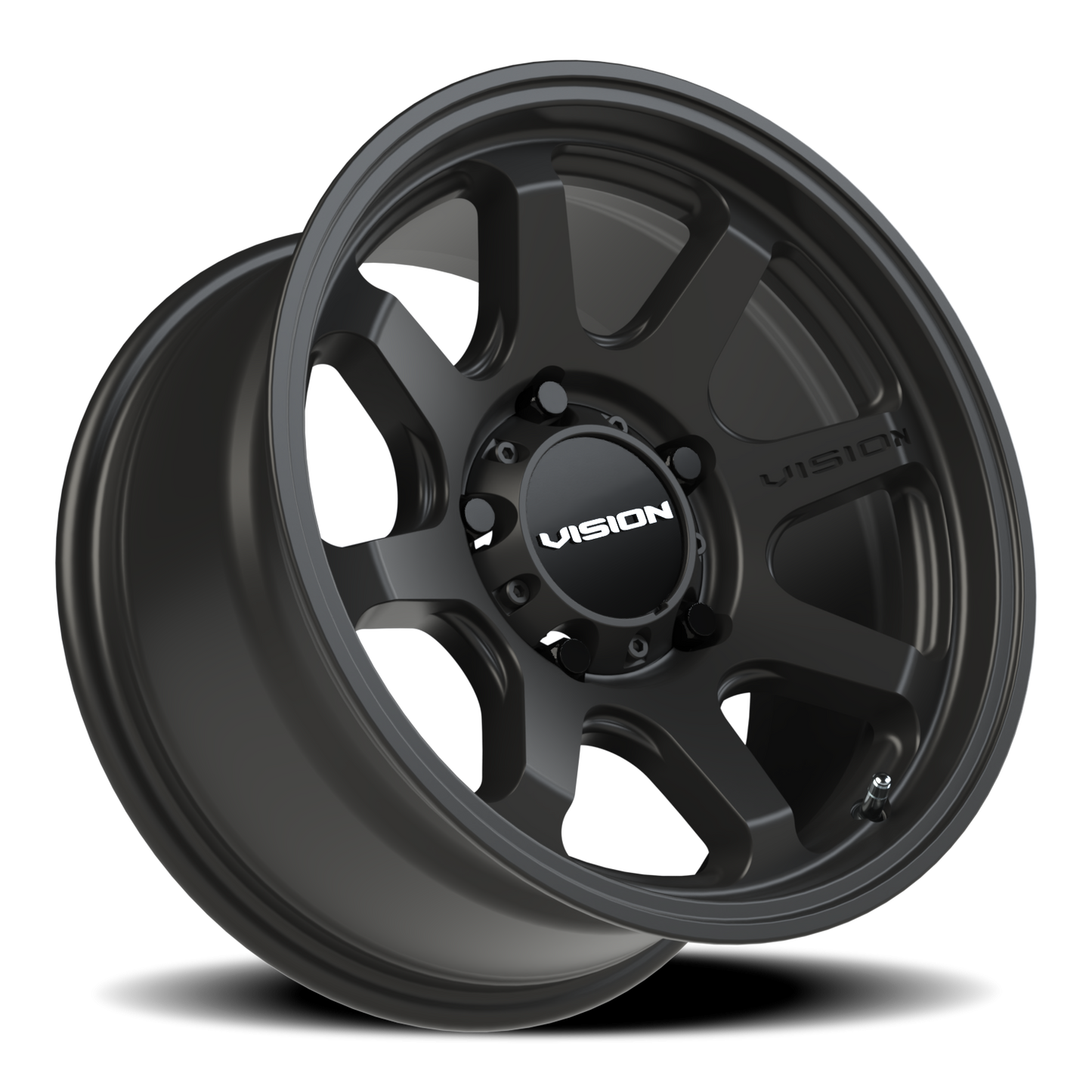 Vision Flow 16X8 Satin Black Wheel