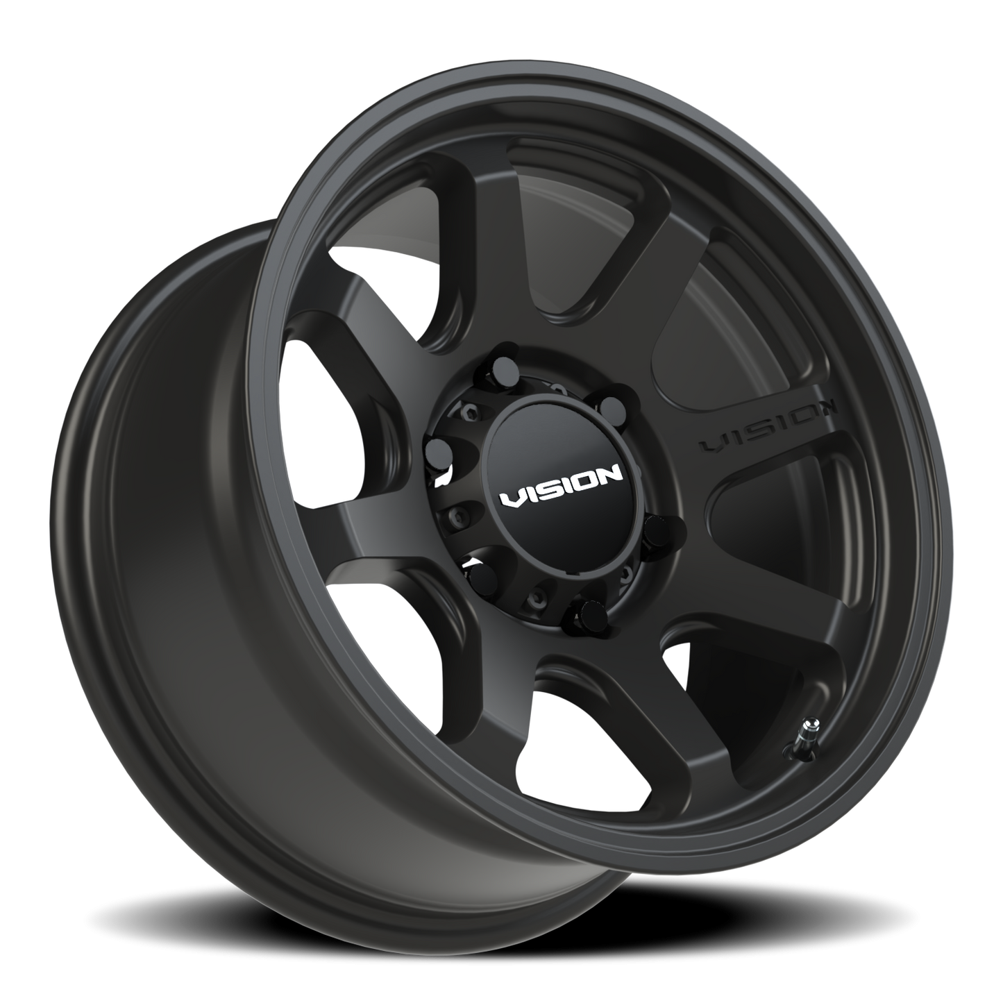 Vision Flow 16X8 Satin Black Wheel