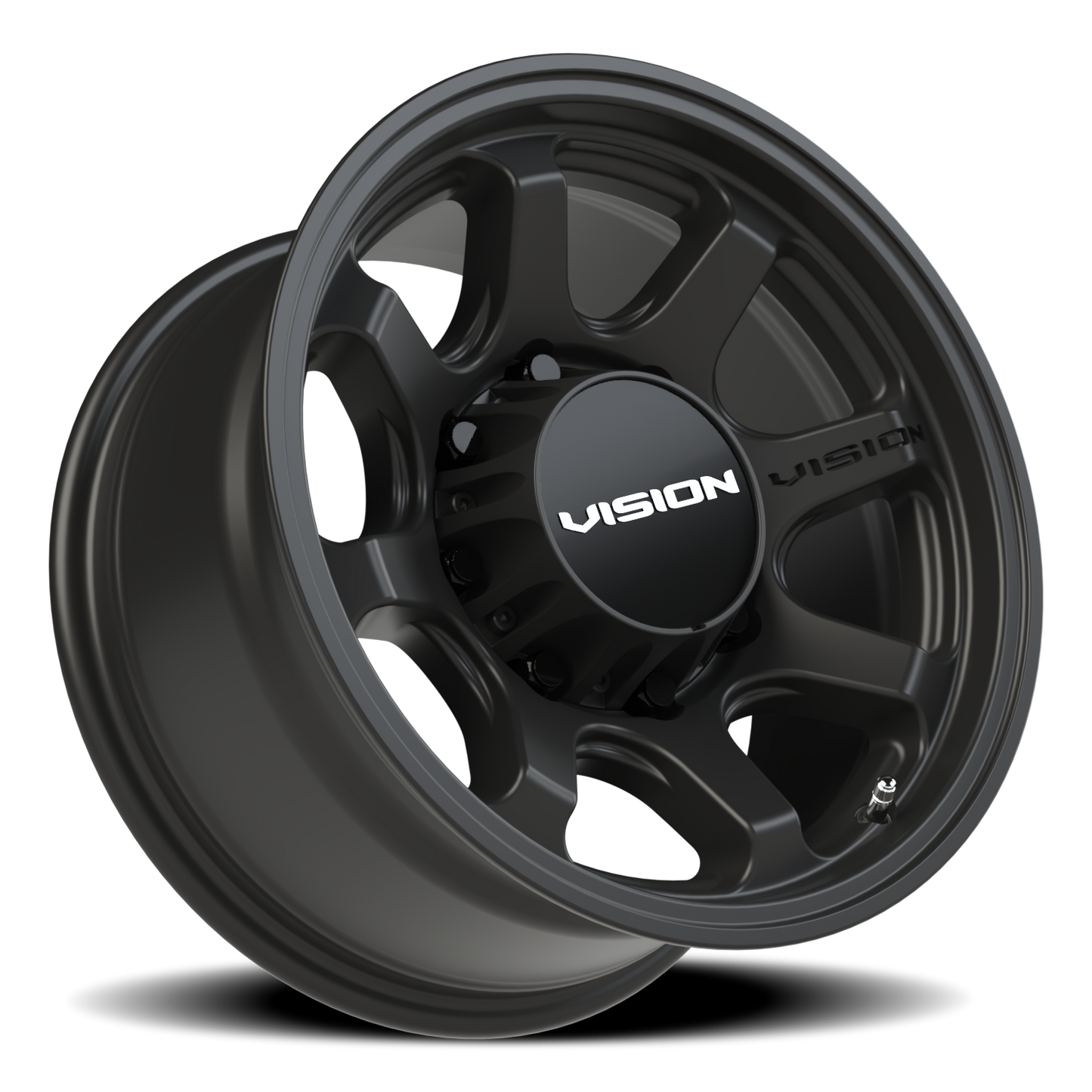 Vision Flow 16X8 Satin Black Wheel