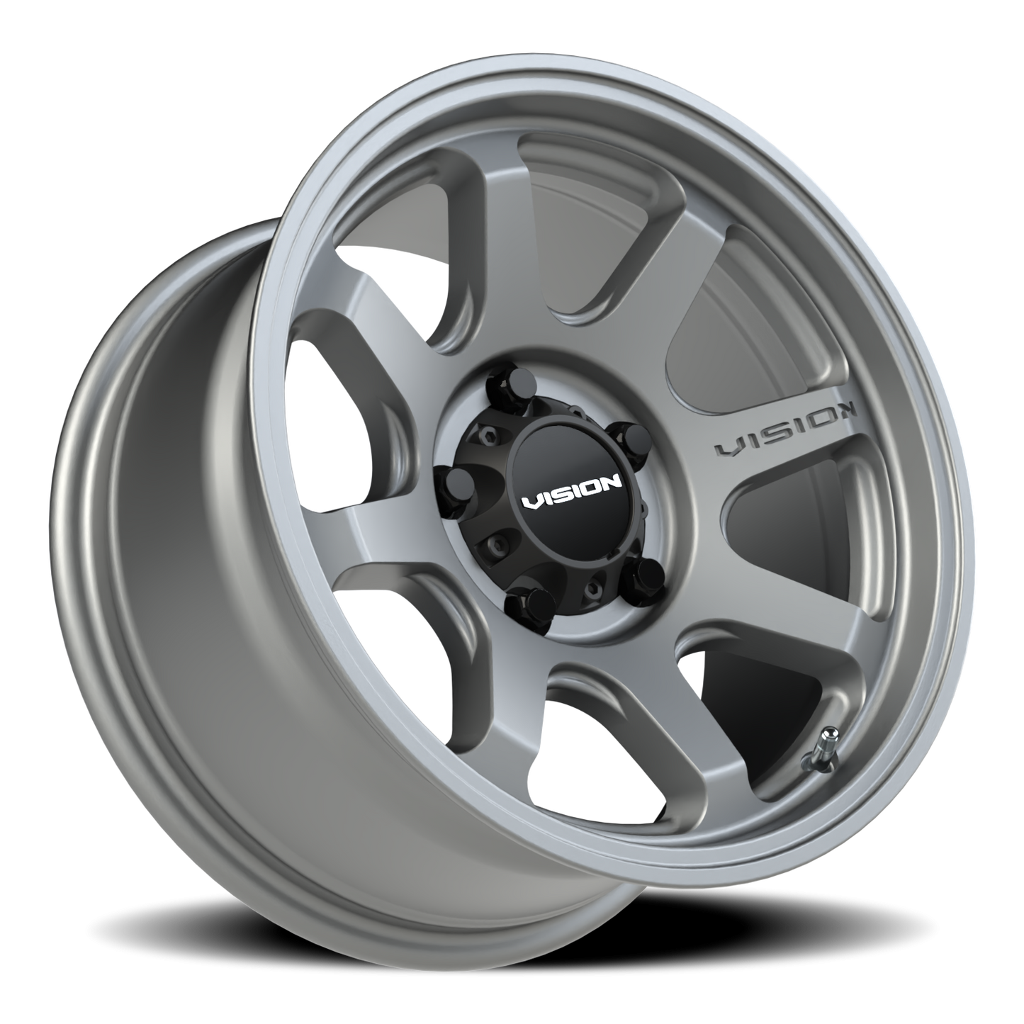 Vision Flow 16X8 Satin Grey Wheel