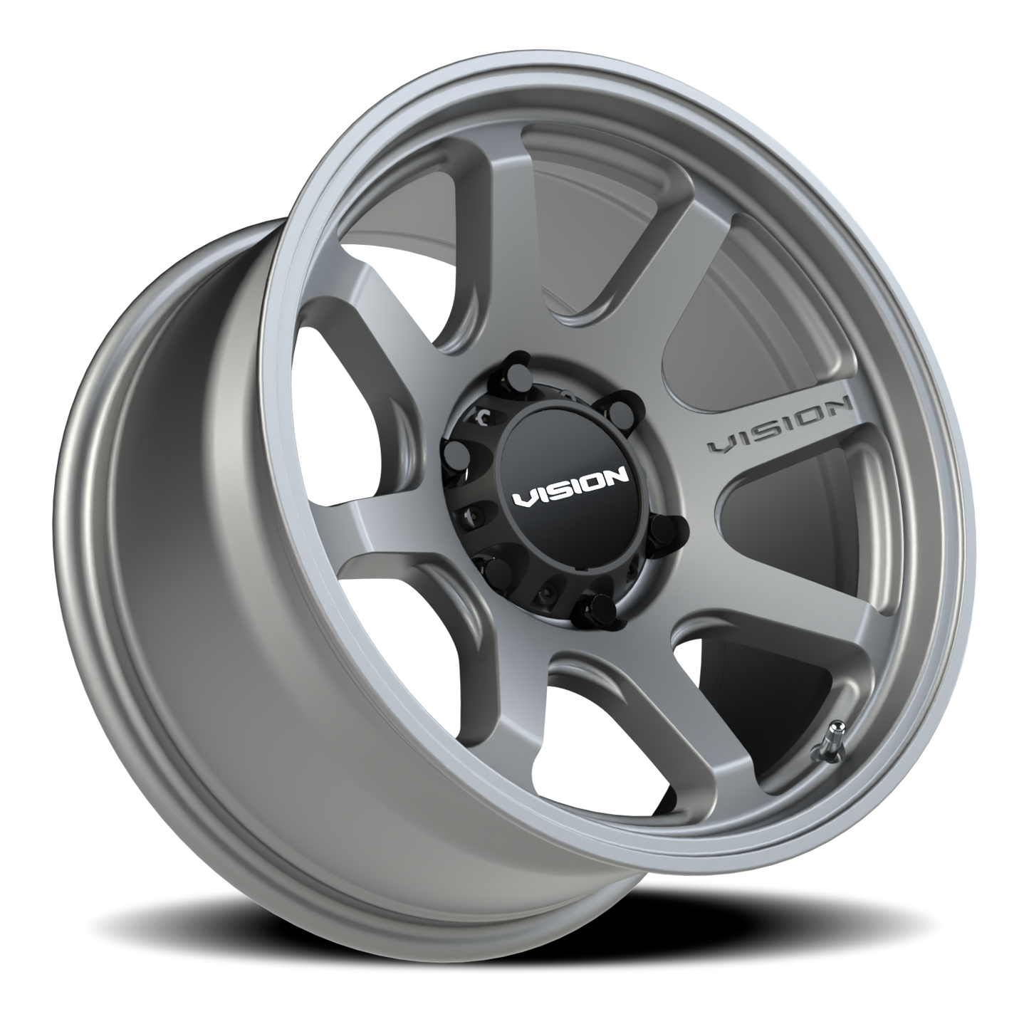 Vision Flow 17X9 Satin Grey Wheel