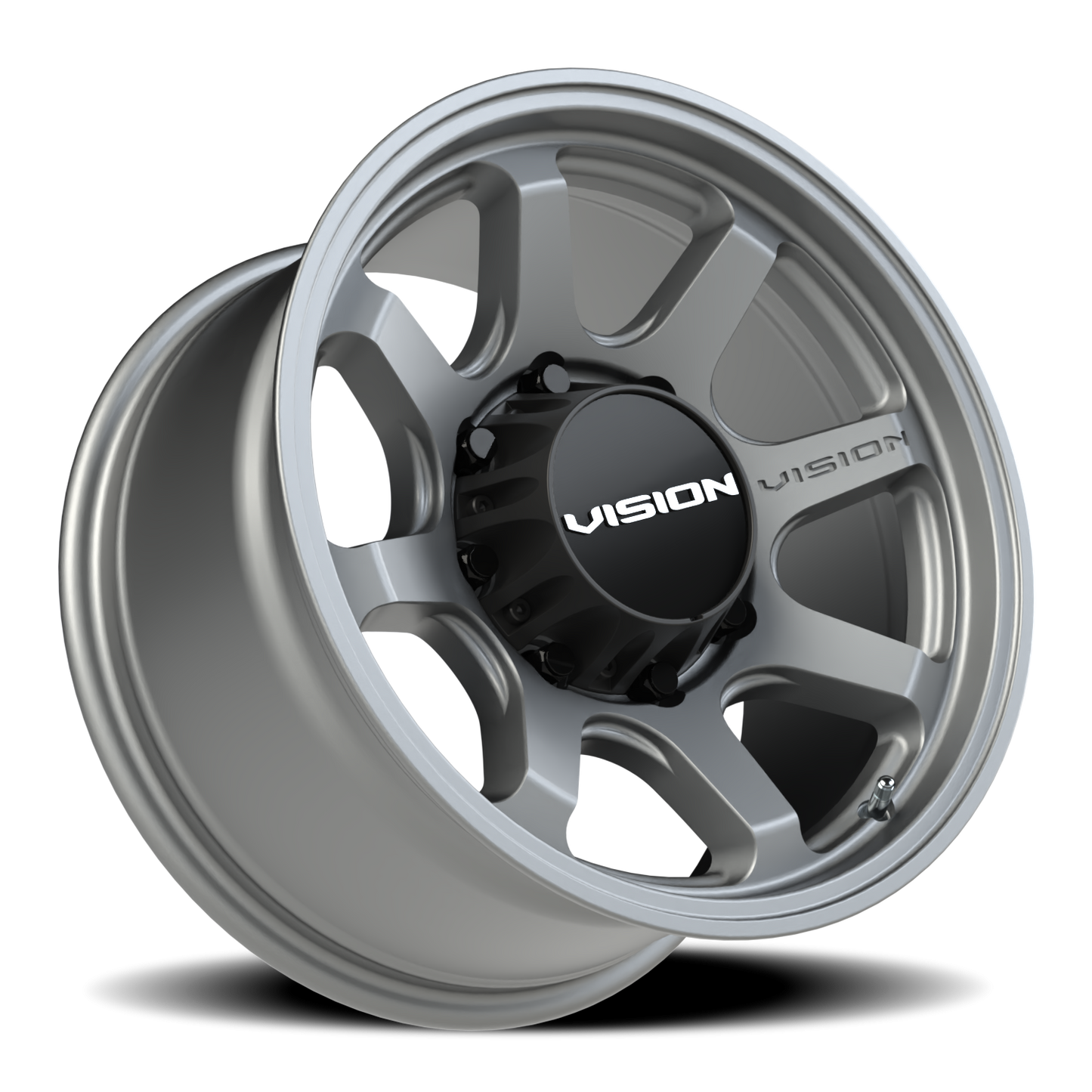Vision Flow 17X8.5 Satin Grey Wheel