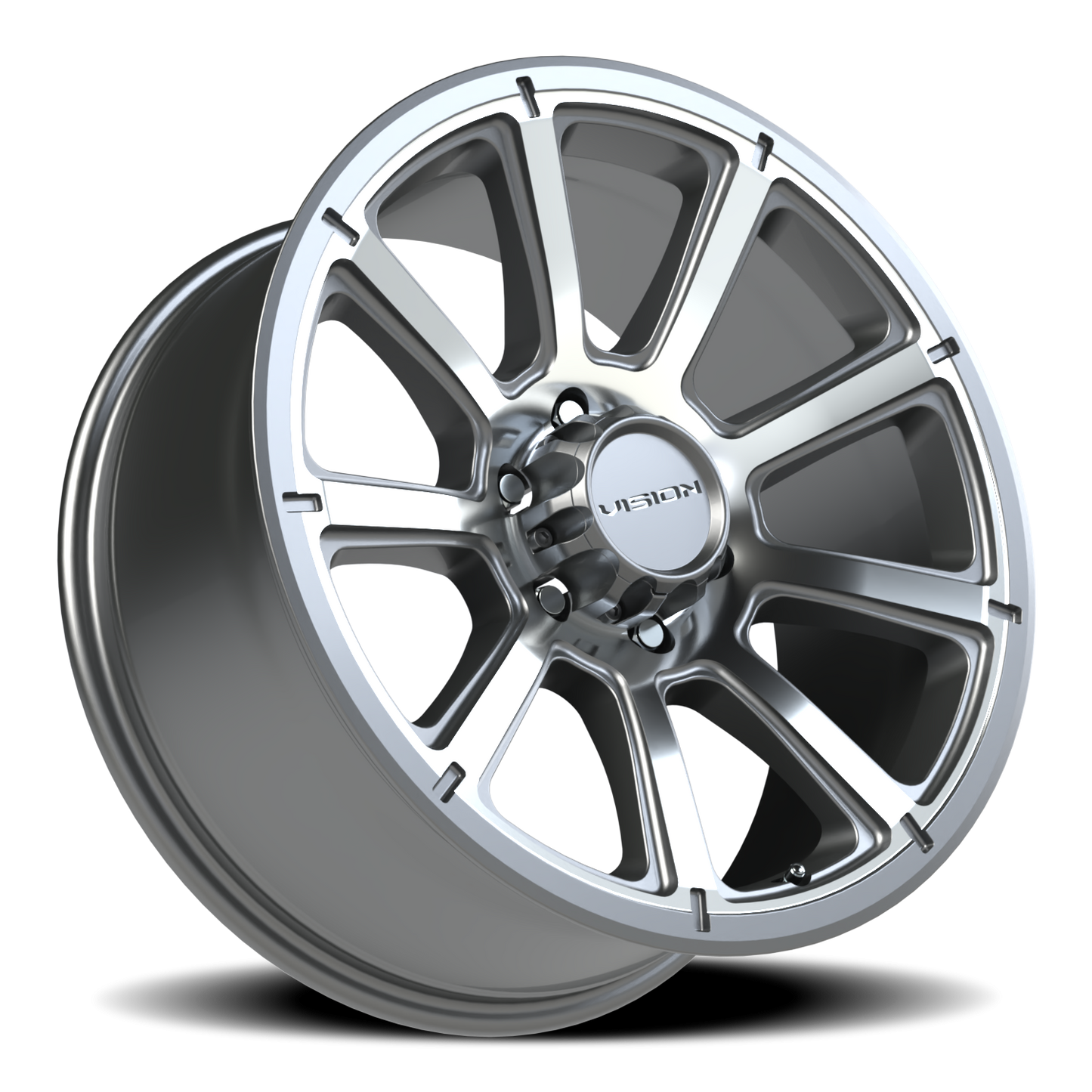 Vision Turbine 20X9 Gunmetal Machined Face Wheel