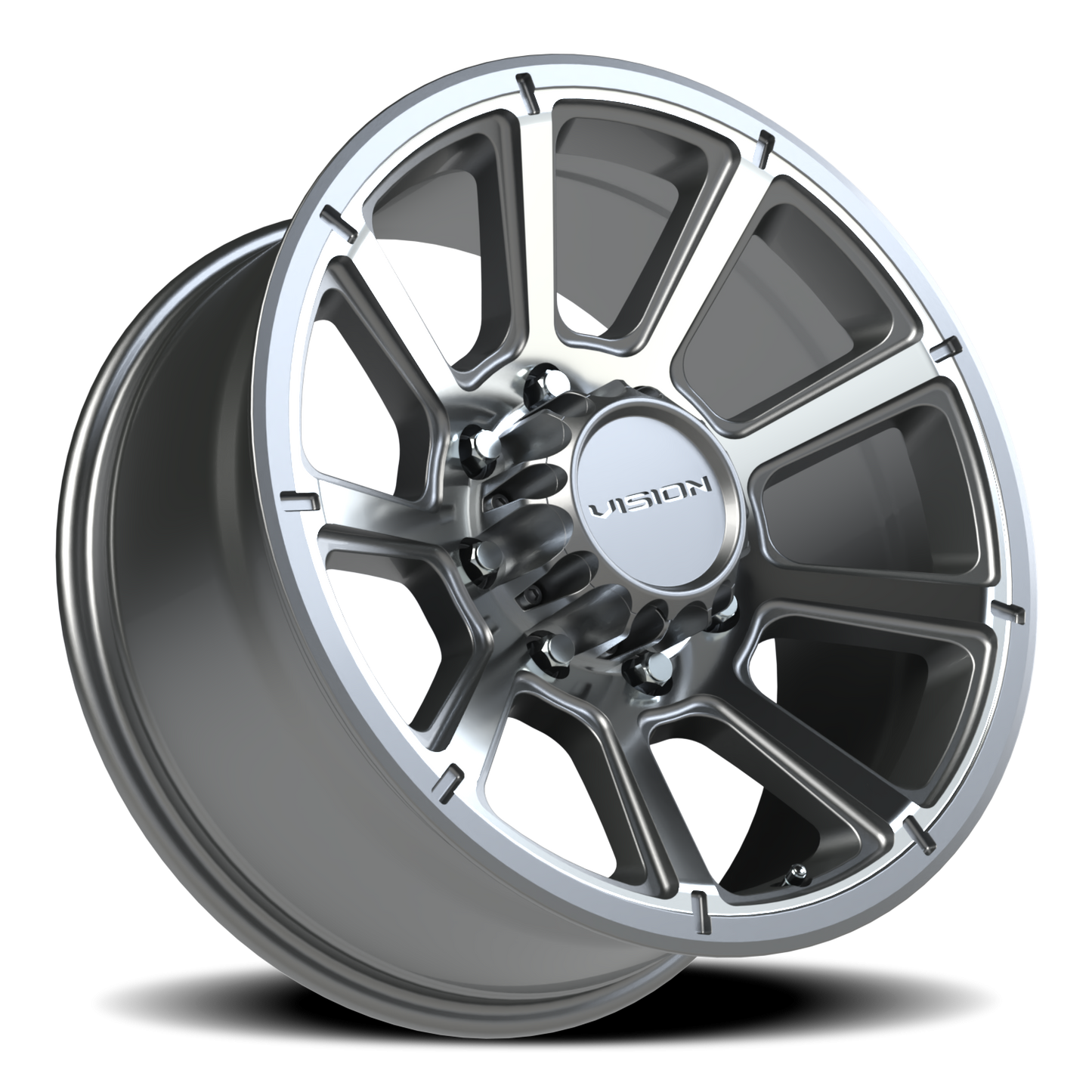 Vision Turbine 20X9 Gunmetal Machined Face Wheel
