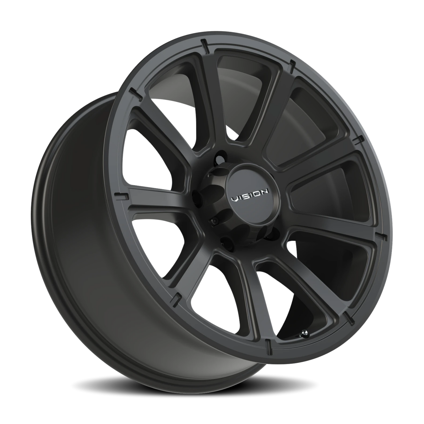 Vision Turbine 20X9 Matte Black Wheel