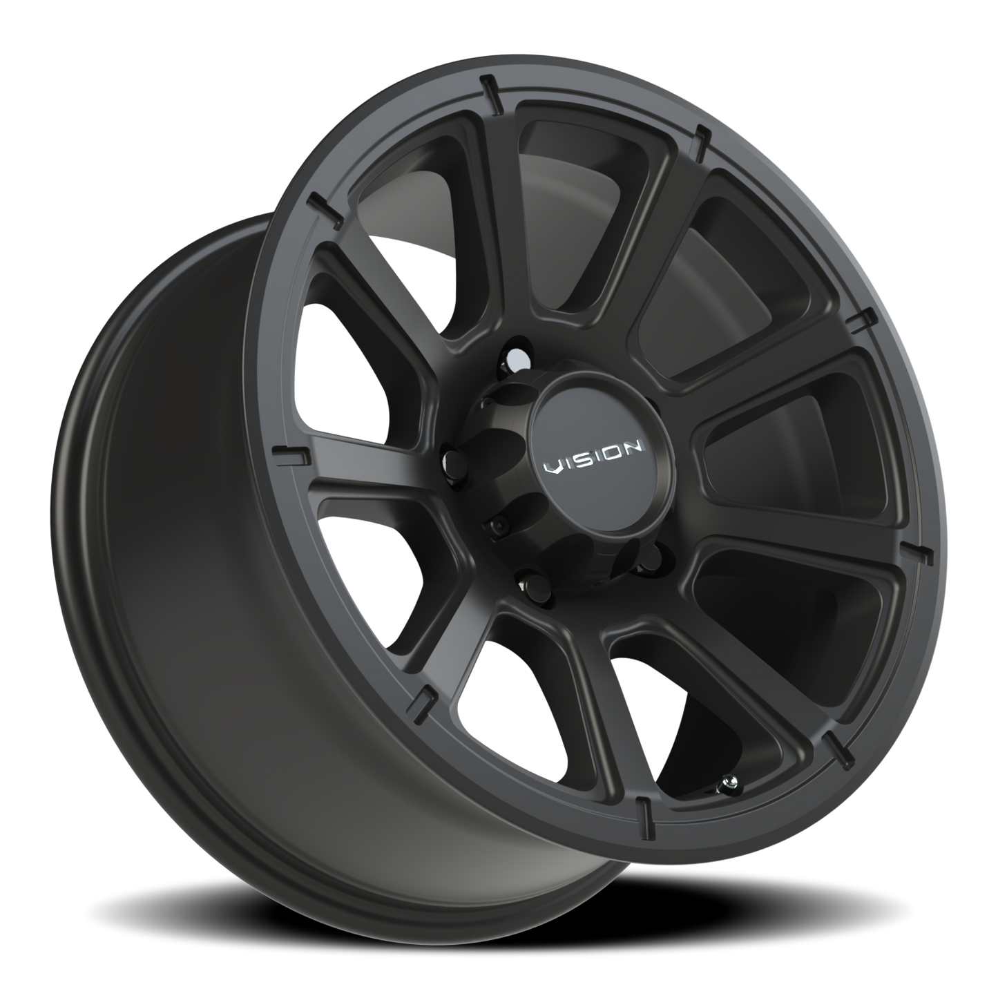 Vision Turbine 18X9 Matte Black Wheel