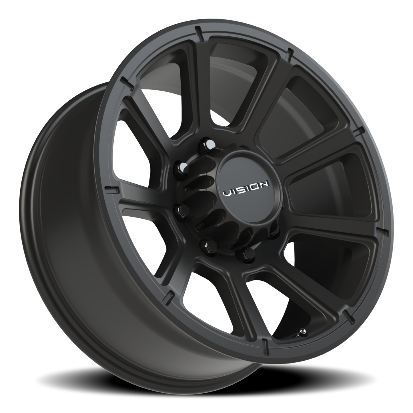 Vision Turbine 20X9 Matte Black Wheel