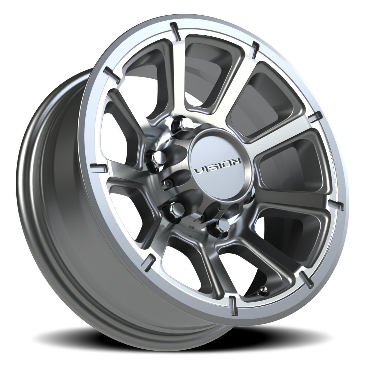 Vision Turbine 15X6 Gunmetal Machined Face Wheel