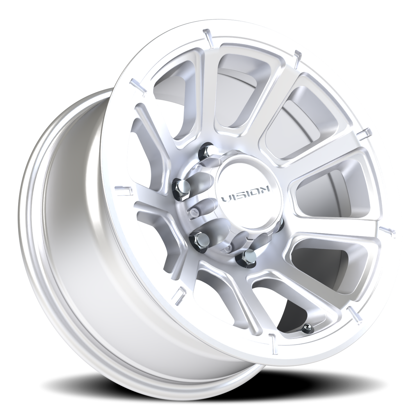 Vision Turbine 16X8 Winter Paint-Silver( Salt Resistant) Wheel