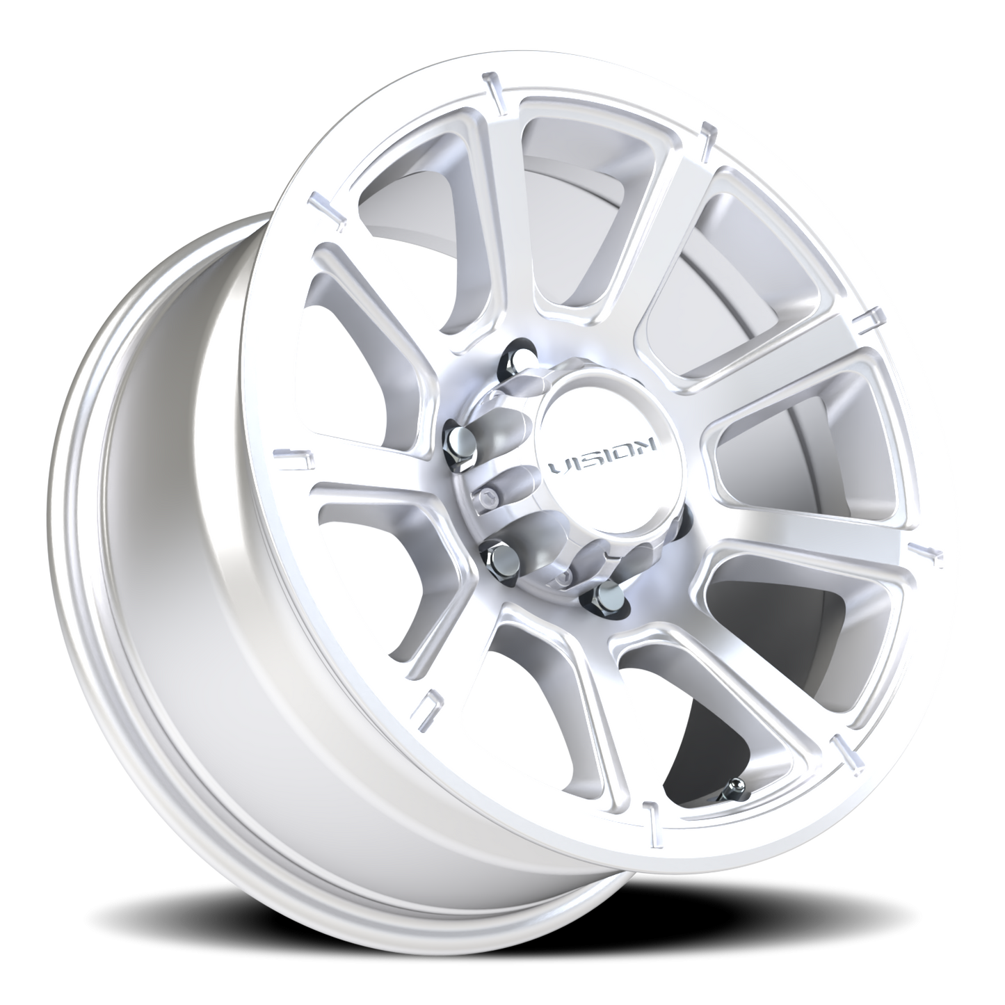 Vision Turbine 17X8.5 Winter Paint-Silver( Salt Resistant) Wheel