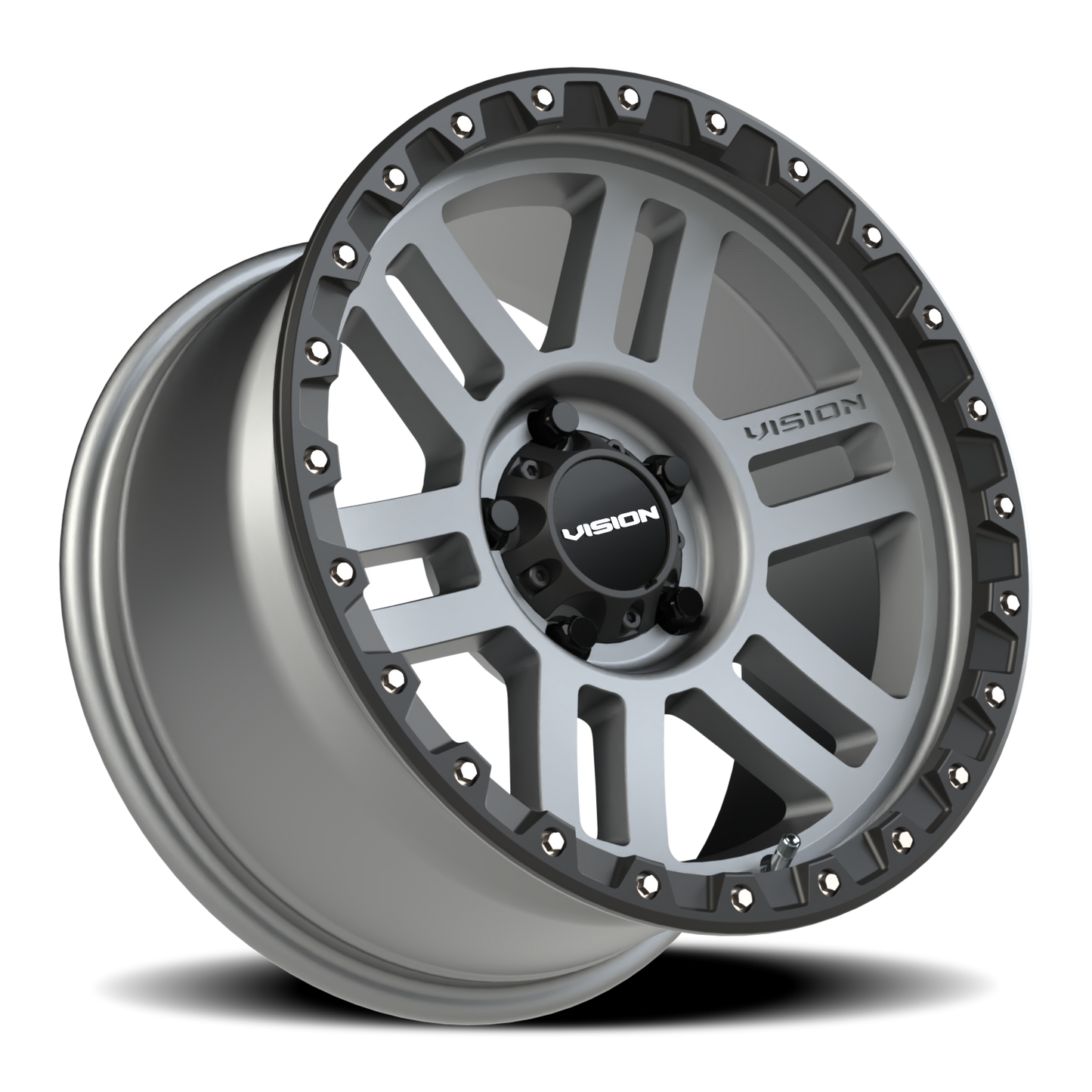 Vision MANX2 17X9 Satin Grey Wheel