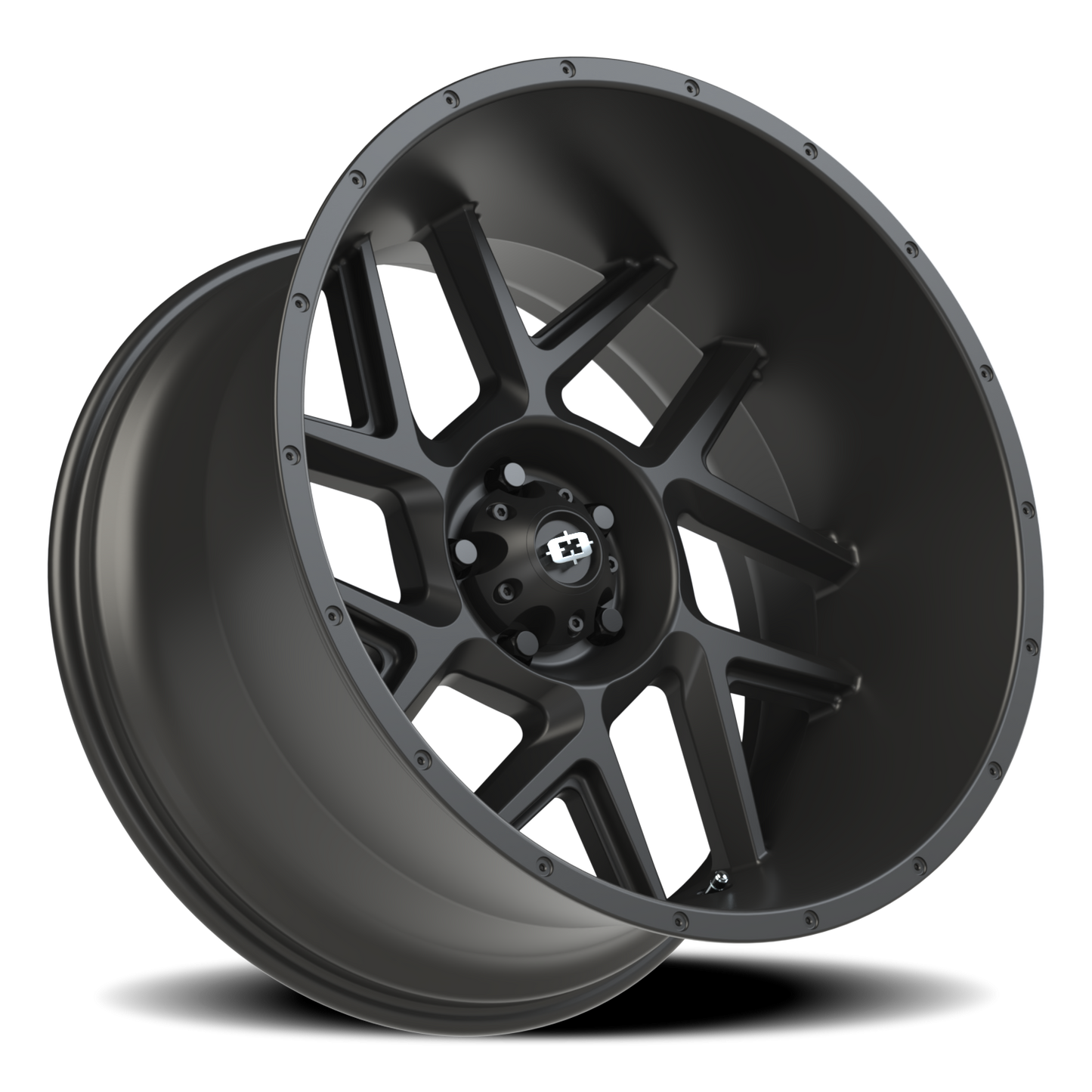 Vision Sliver 22X12 Satin Black Wheel