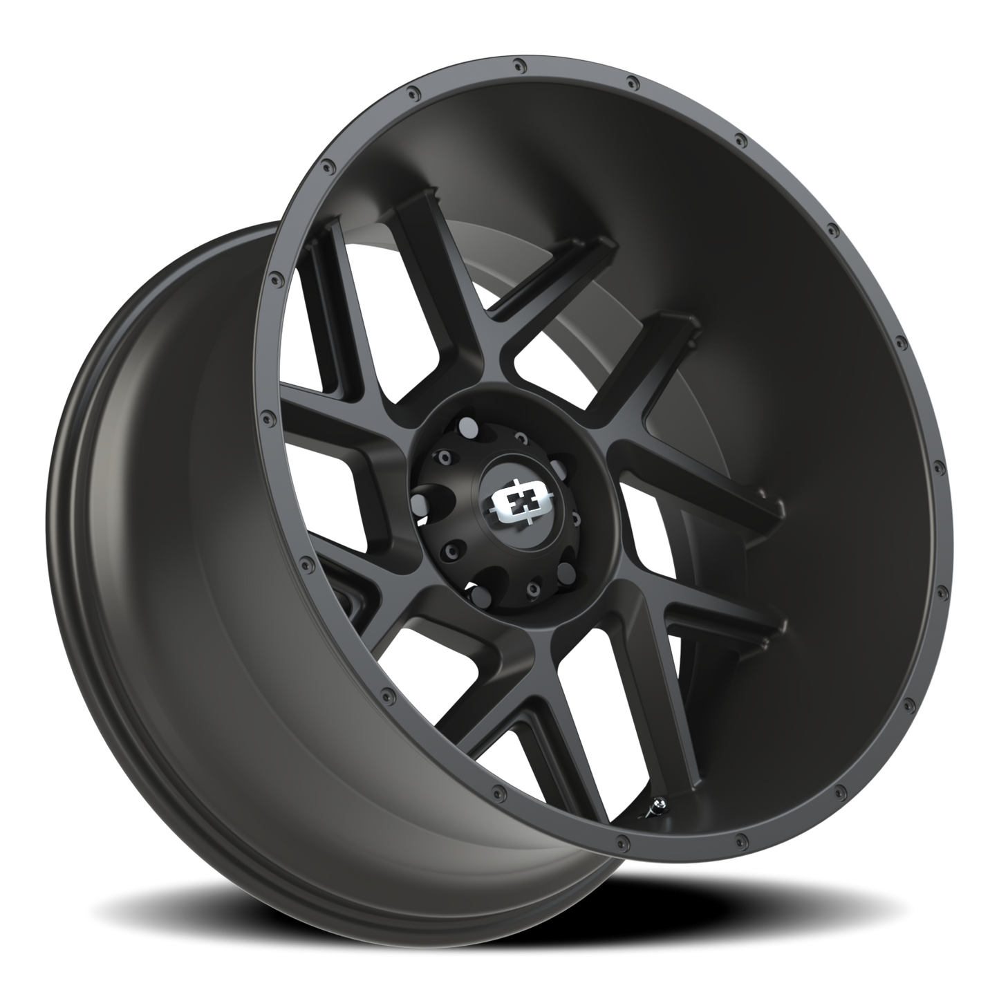 Vision Sliver 22X12 Satin Black Wheel