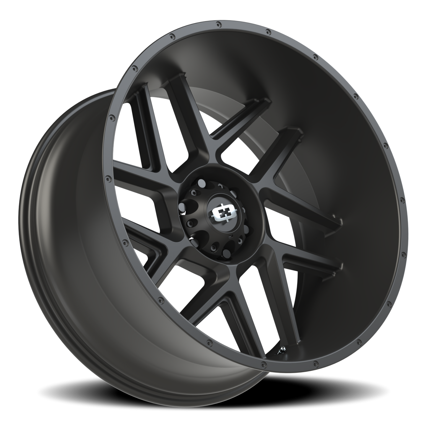 Vision Sliver 24X12 Satin Black Wheel