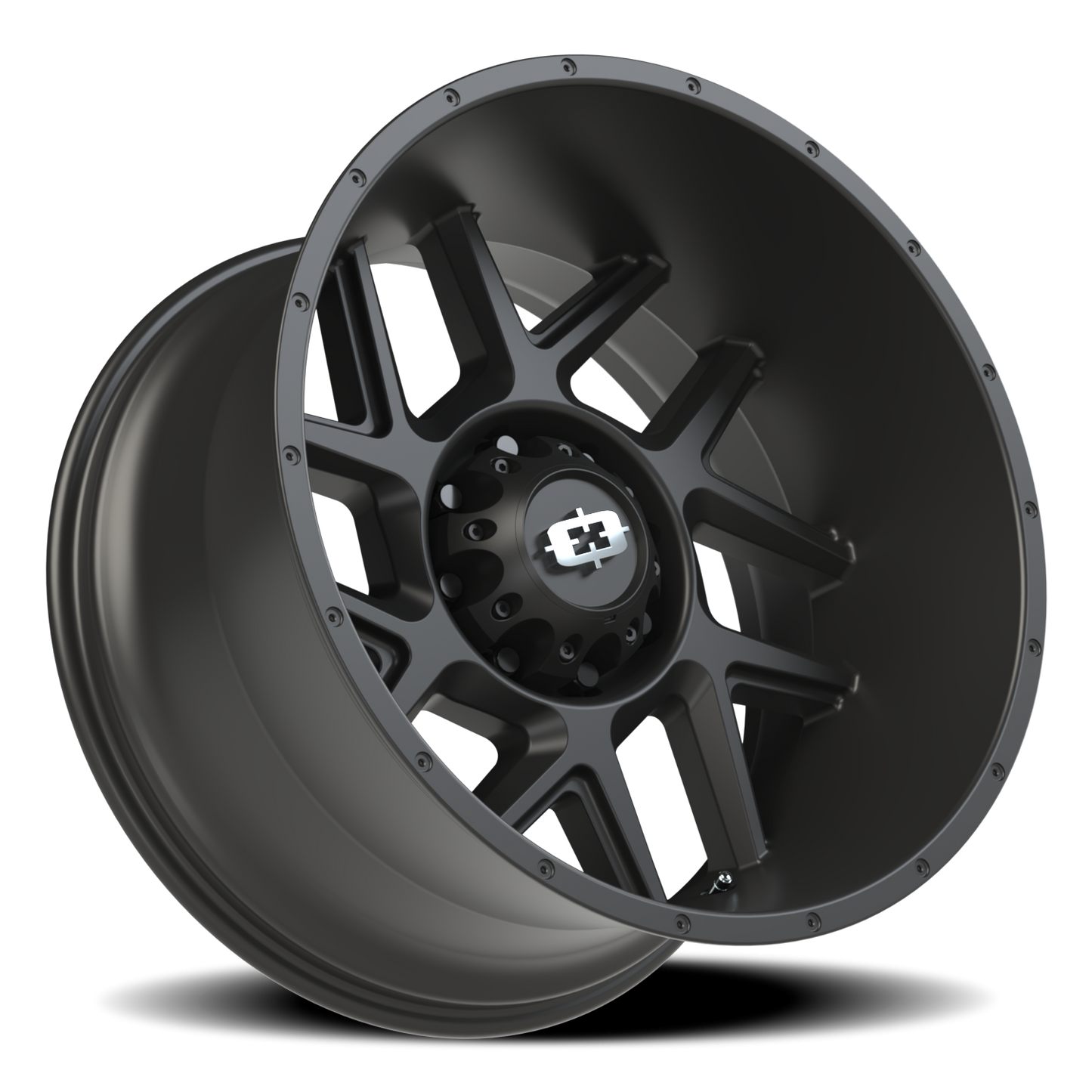 Vision Sliver 22X12 Satin Black Wheel