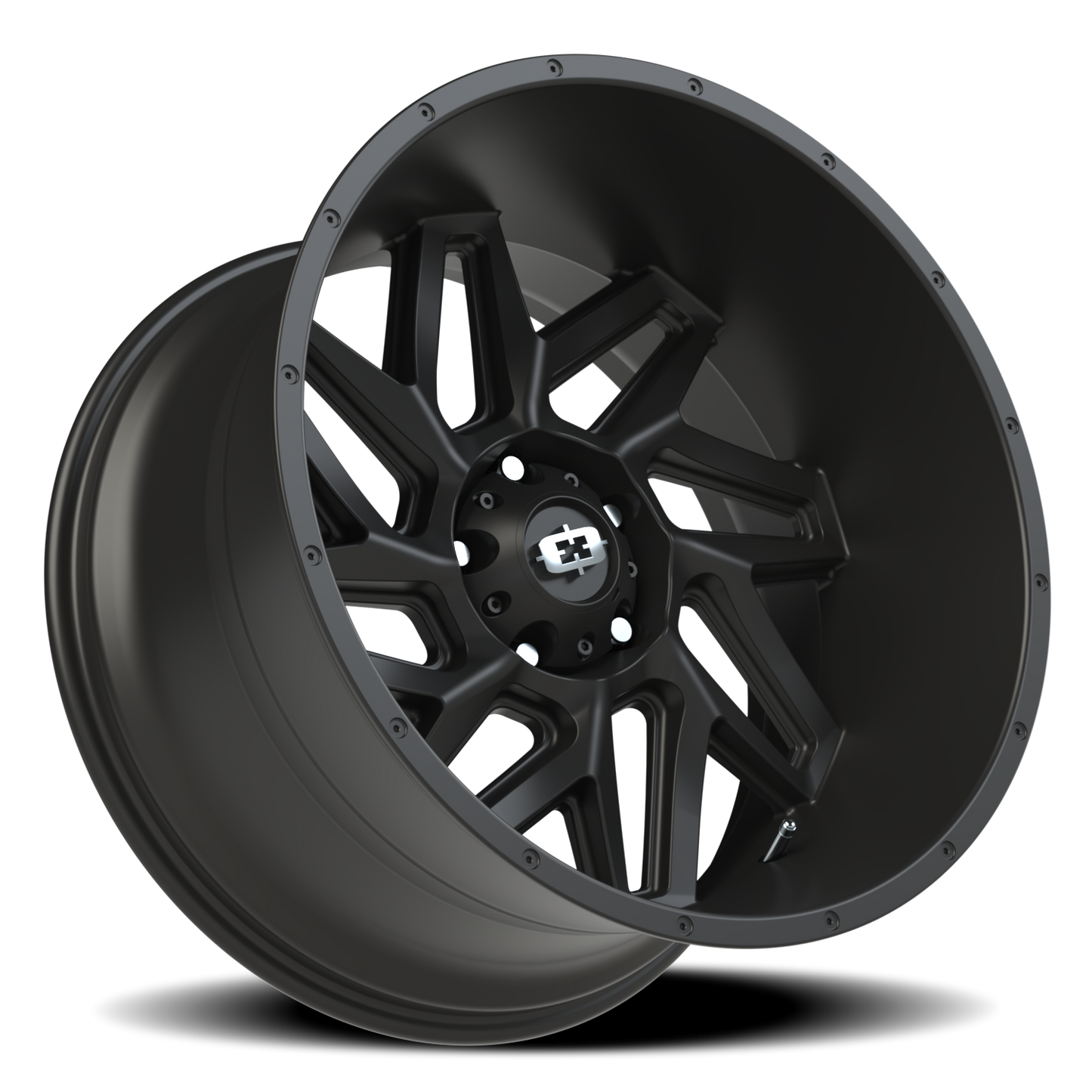 Vision Spyder 22X12 Satin Black Wheel