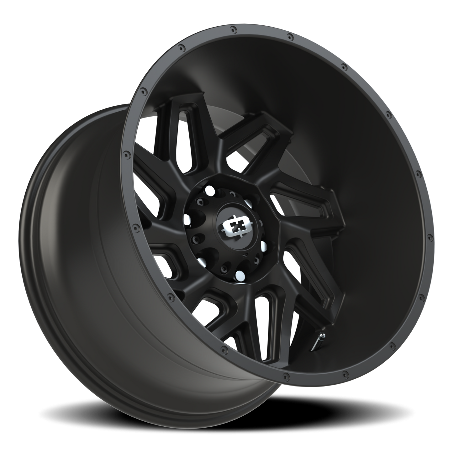 Vision Spyder 20X12 Satin Black Wheel