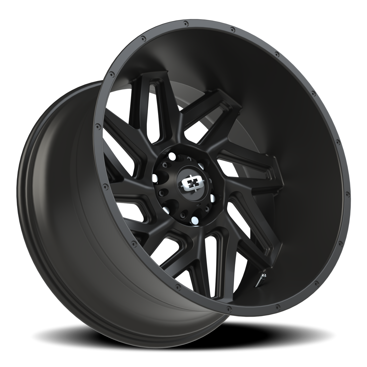 Vision Spyder 22X12 Satin Black Wheel