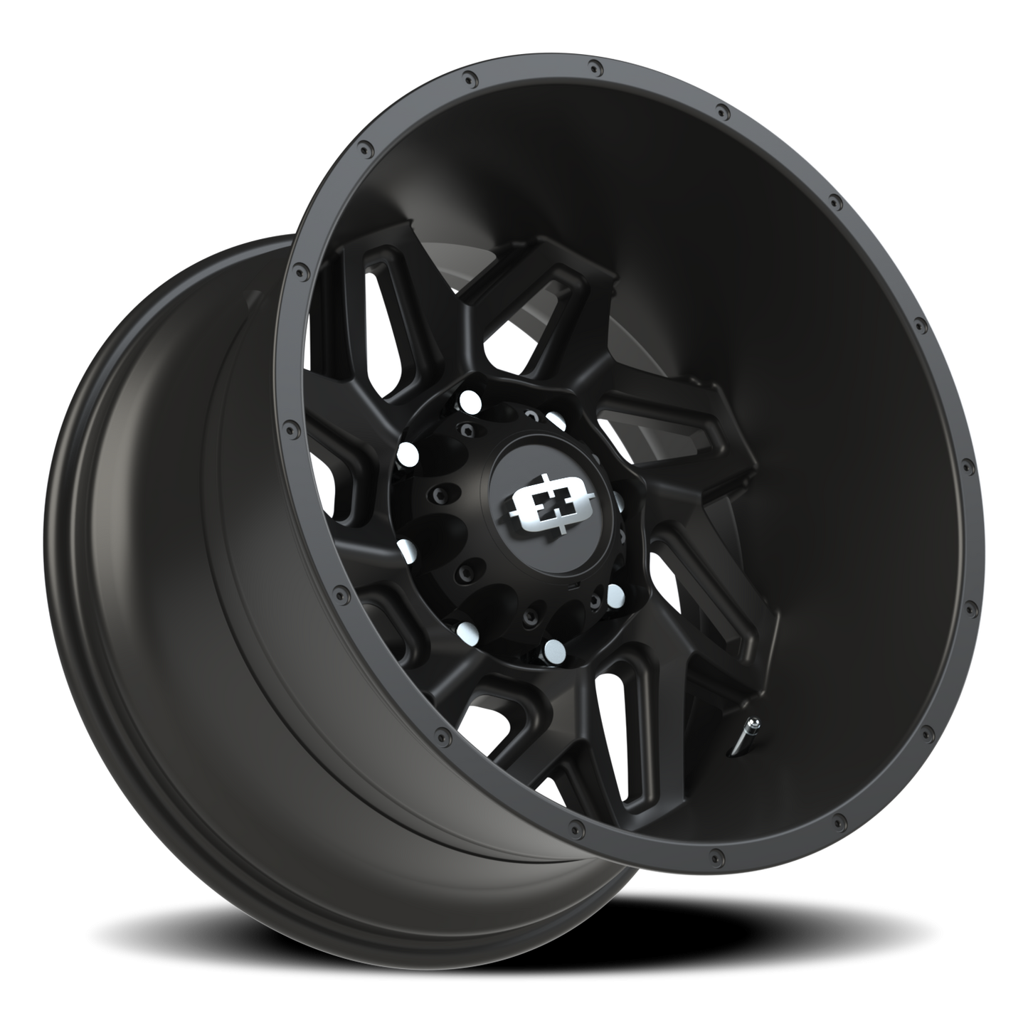 Vision Spyder 20X12 Satin Black Wheel