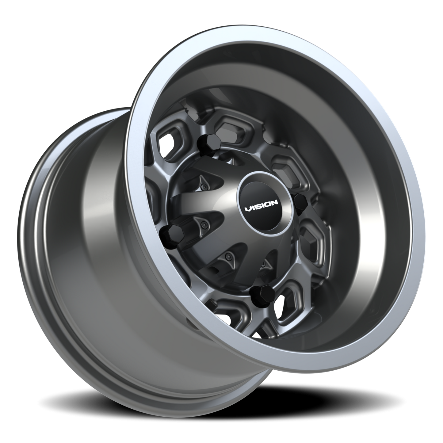 Vision Spyder 12X8 Gunmetal Wheel