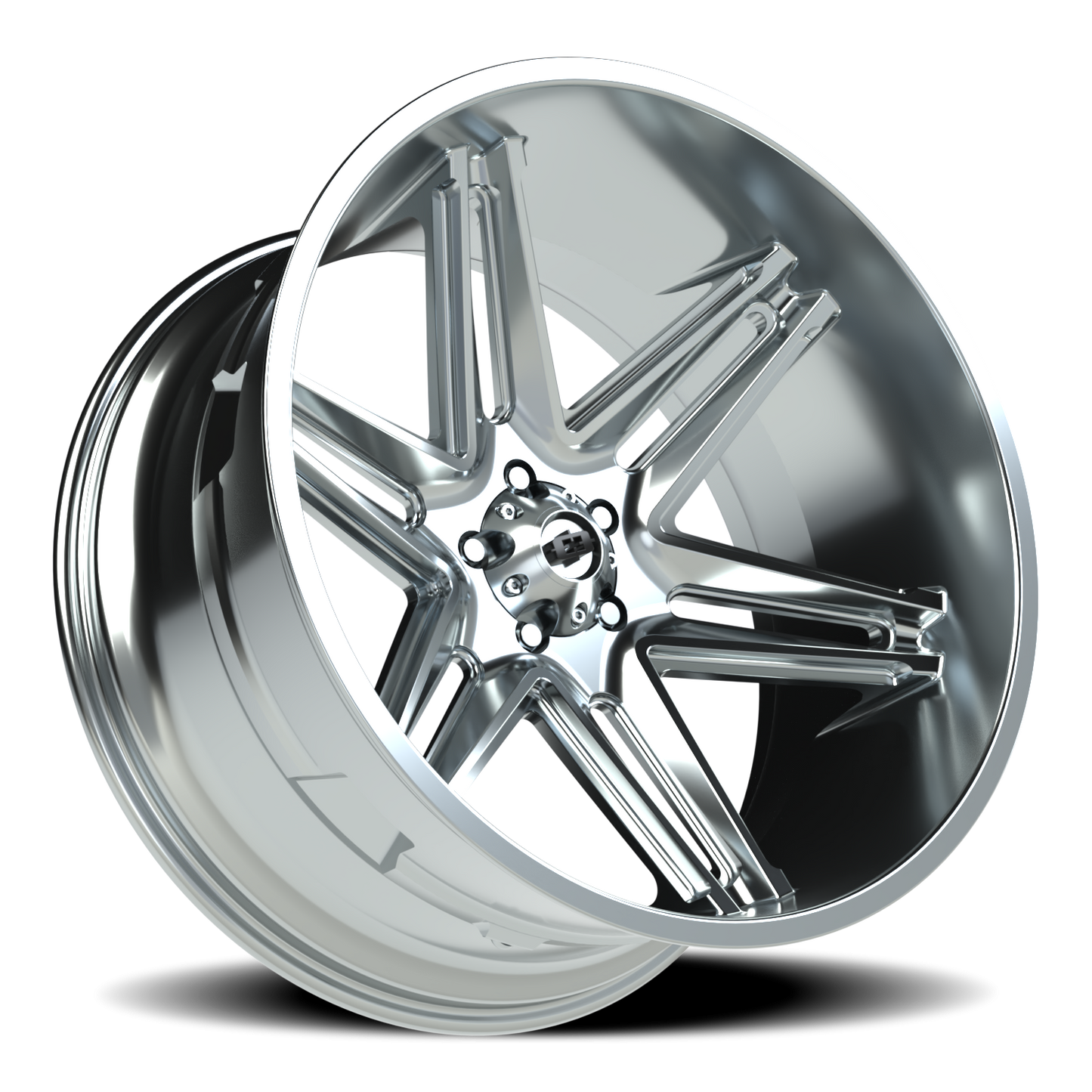 Vision Razor 24X12 Chrome Wheel