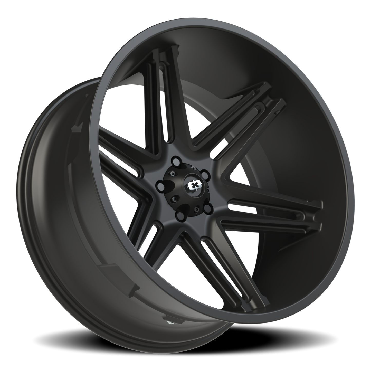 Vision Razor 24X12 Satin Black Wheel