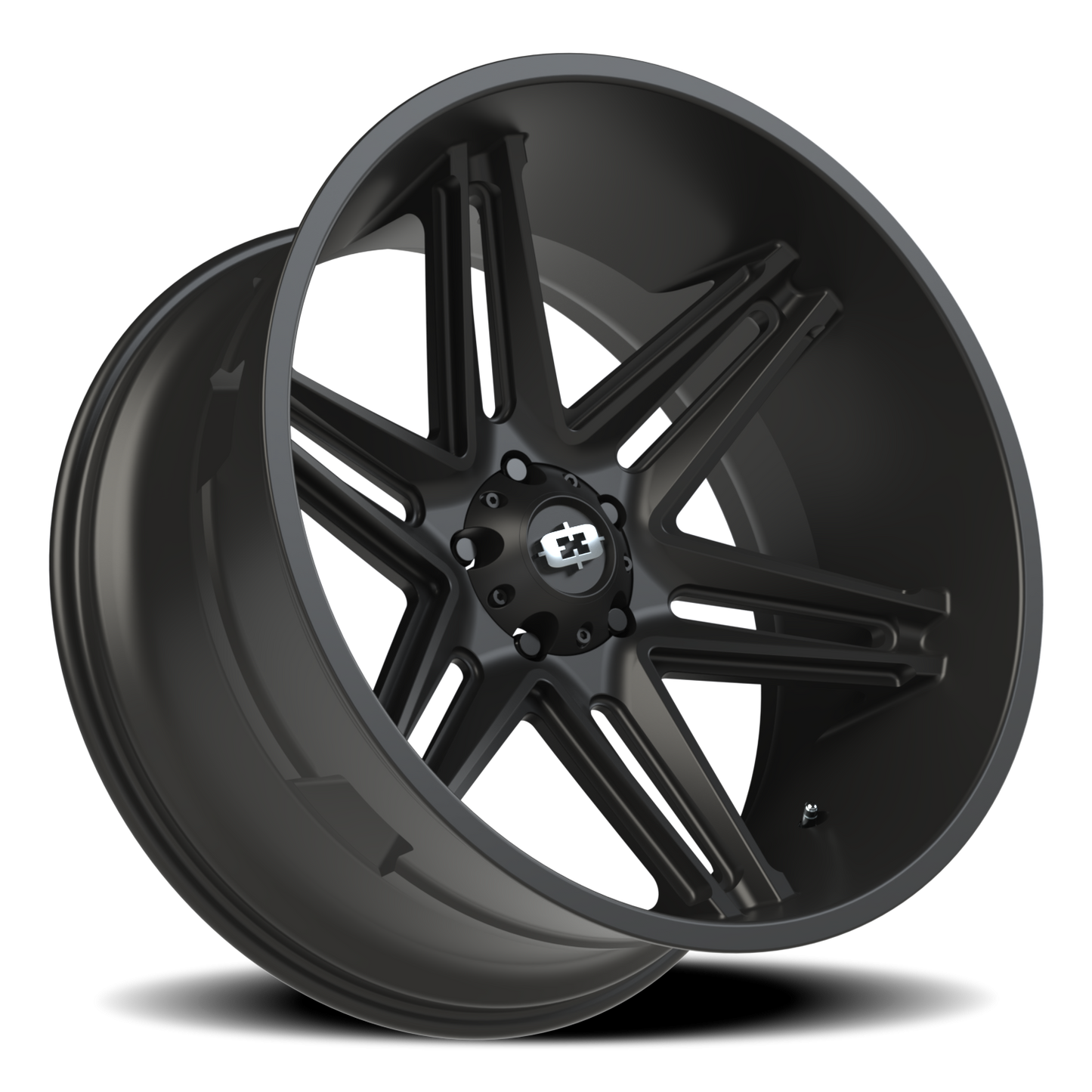 Vision Razor 24X12 Satin Black Wheel