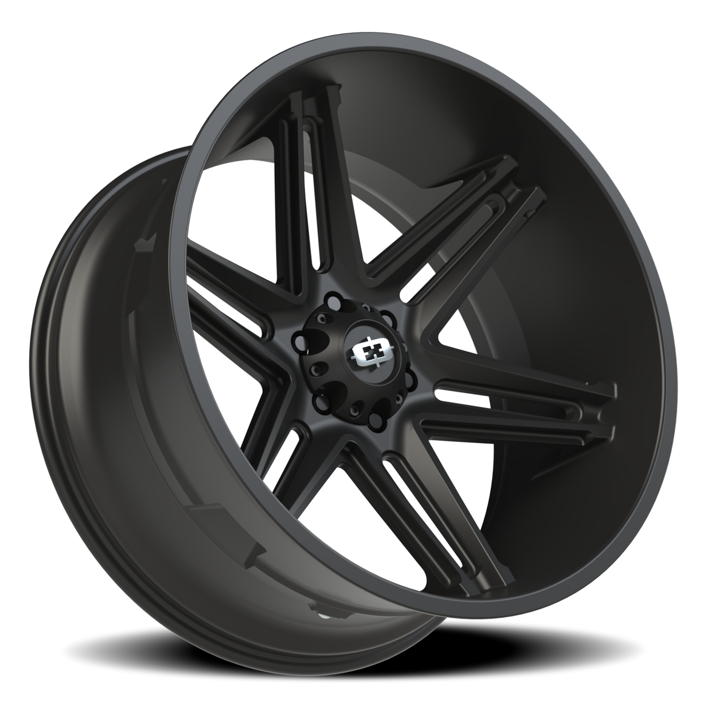 Vision Razor 24X12 Satin Black Wheel