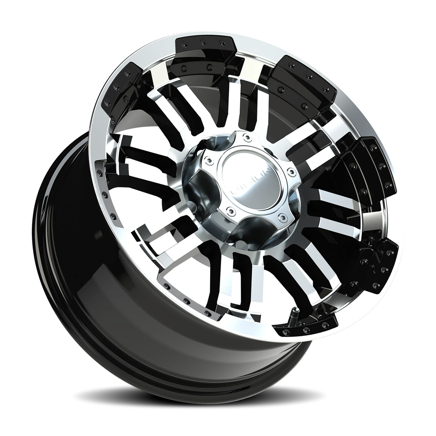 Vision Vw 16X8 Gloss Black Machined Face Wheel
