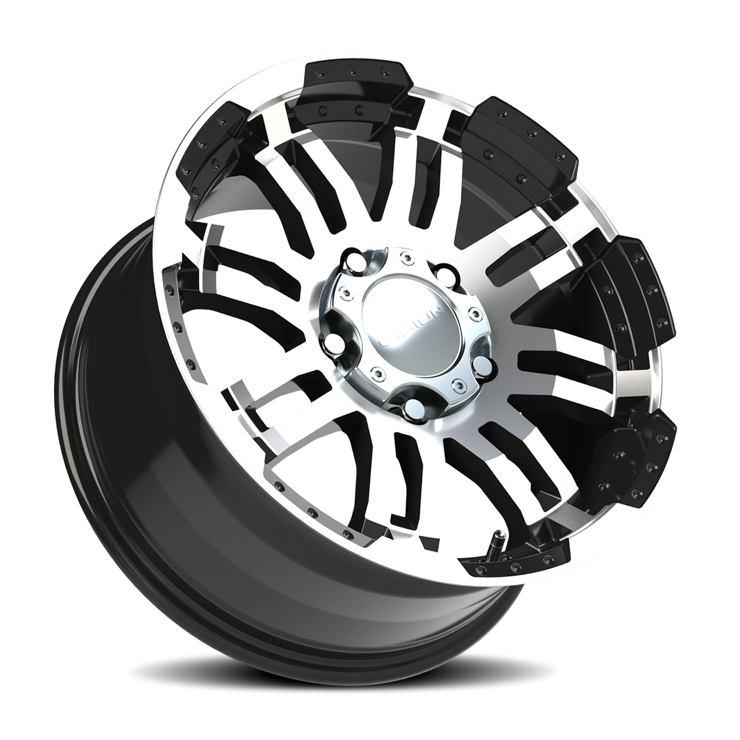 Vision Vw 17X8.5 Gloss Black Machined Face Wheel