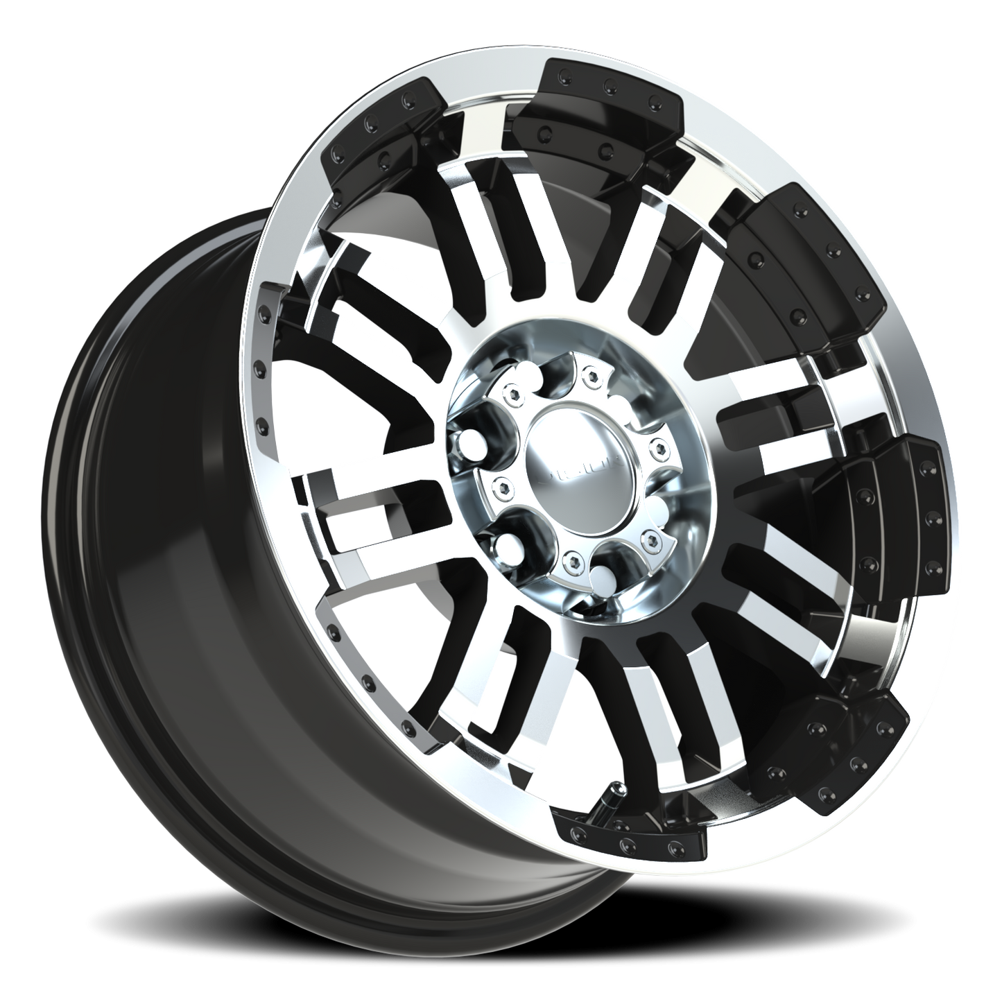 Vision Vw 16X8 Gloss Black Machined Face Wheel
